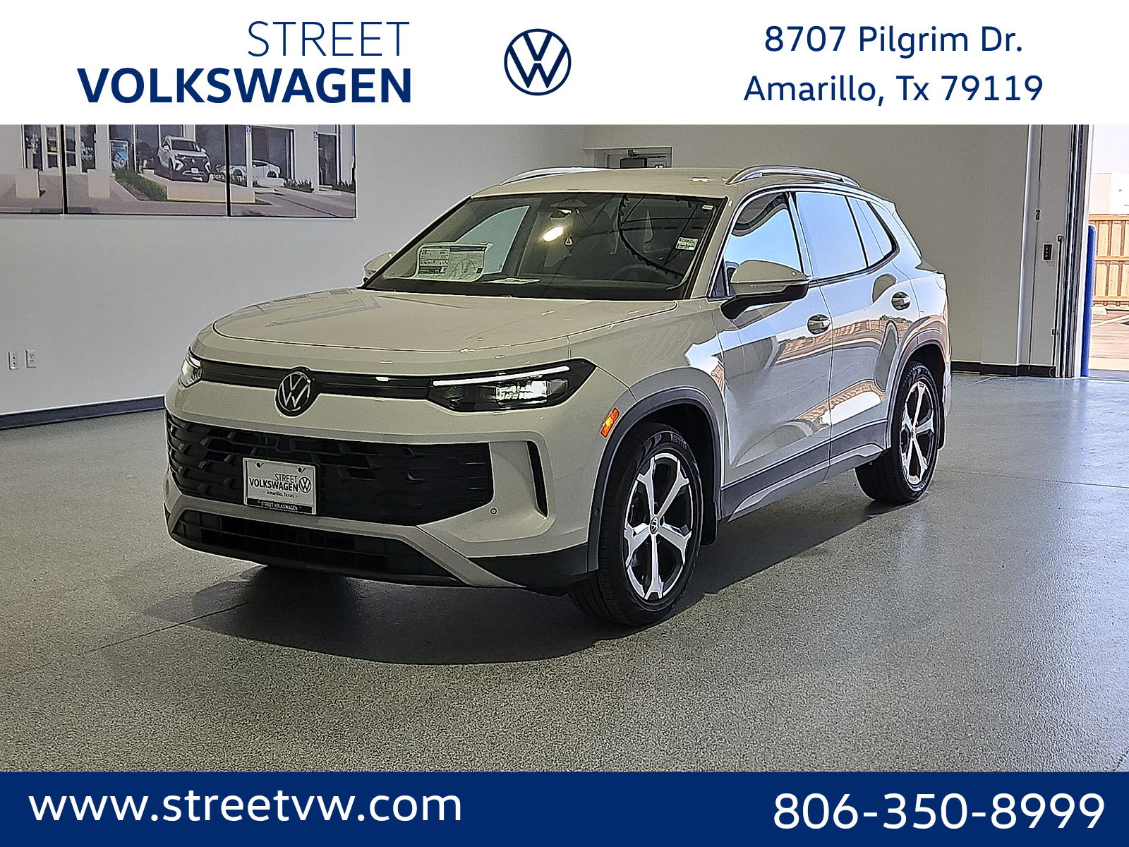 2026 Volkswagen Tiguan SE in Pure White