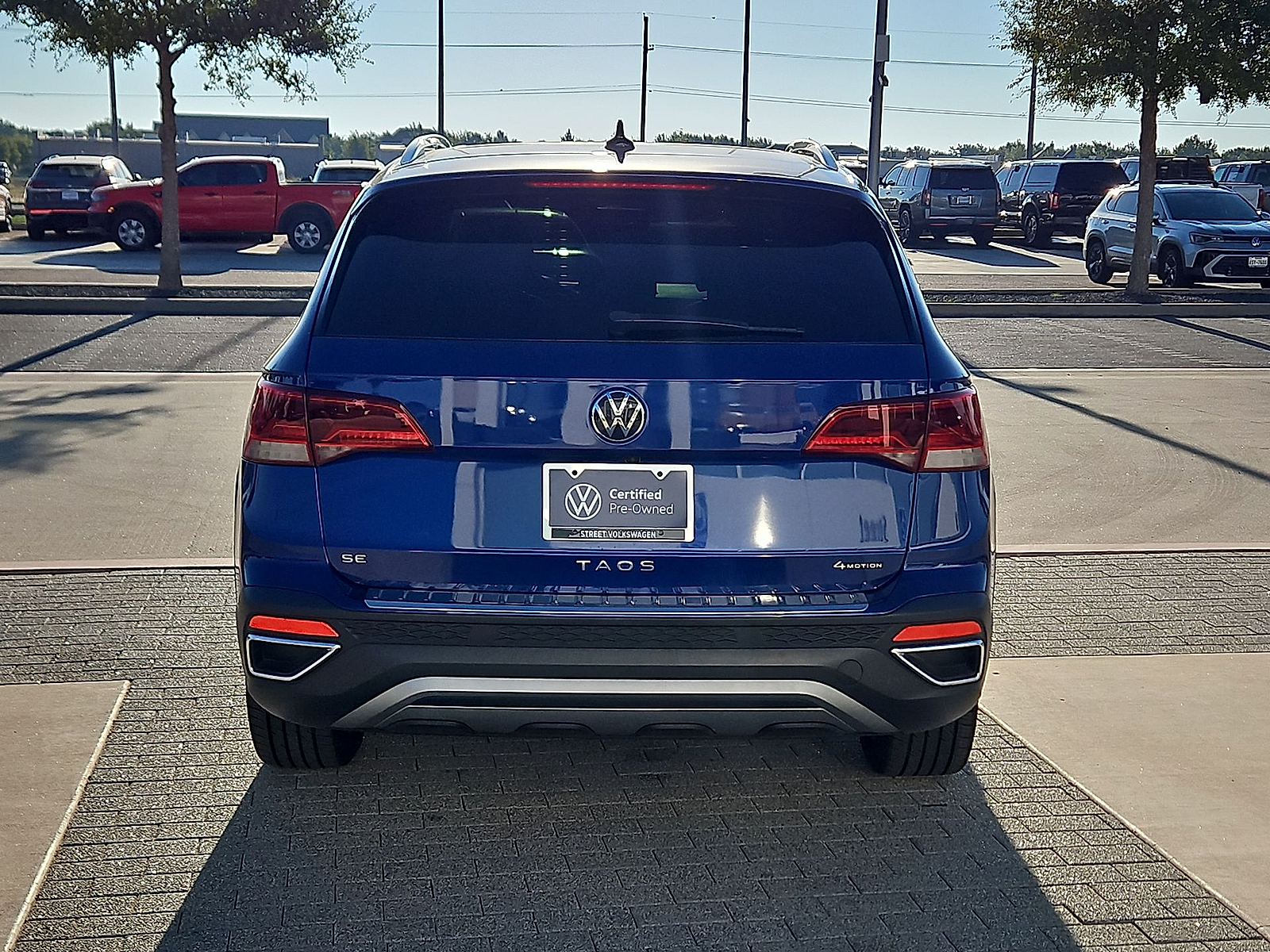2022 Volkswagen Taos 1.5T SE Dusk Blue Metallic at Street VW of Amarillo