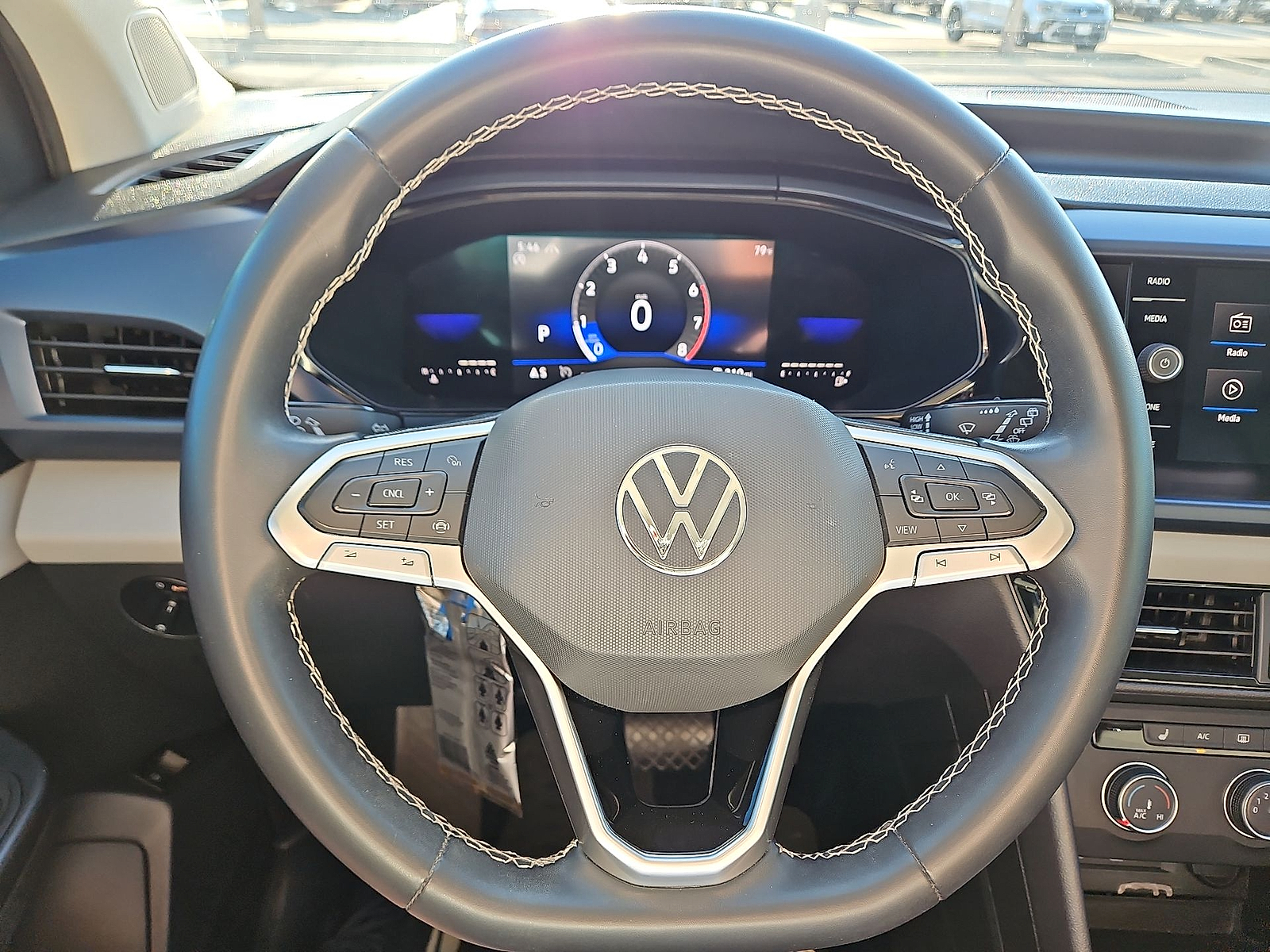 2022 Volkswagen Taos 1.5T SE Dusk Blue Metallic at Street VW of Amarillo