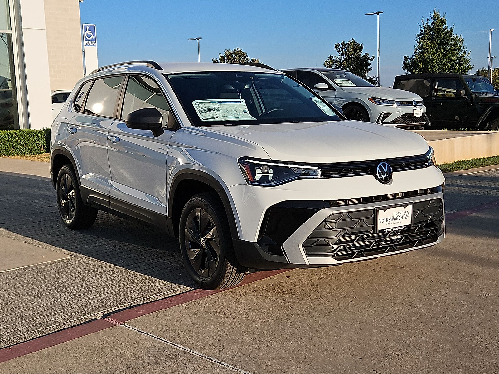 2027 Volkswagen Taos S Pure White at Street VW of Amarillo