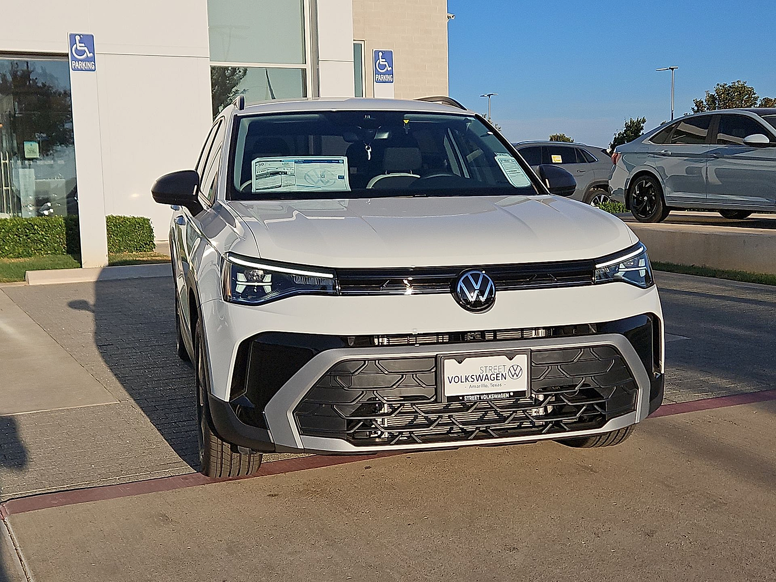 2027 Volkswagen Taos S Pure White at Street VW of Amarillo
