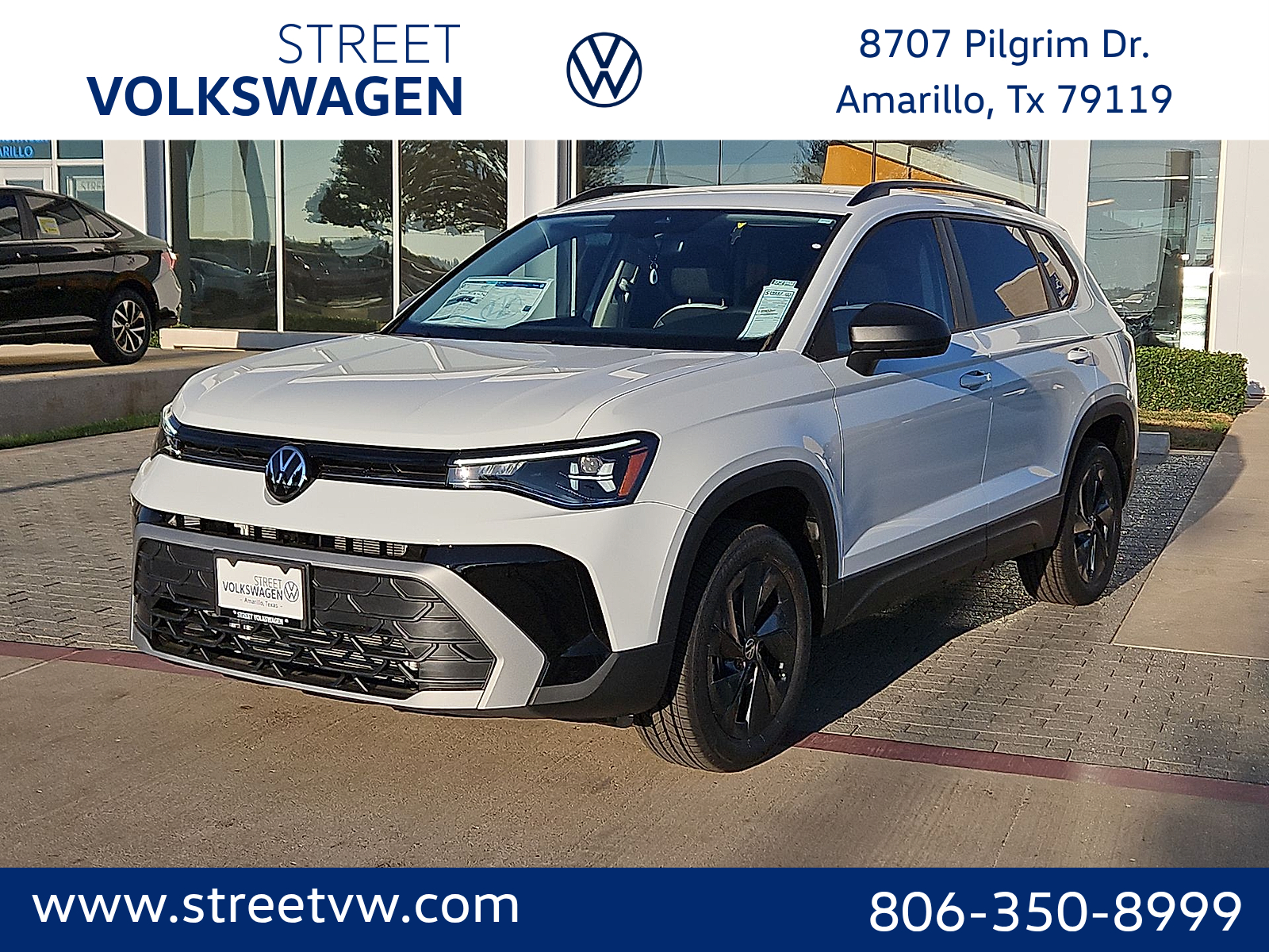 2027 Volkswagen Taos S Pure White at Street VW of Amarillo