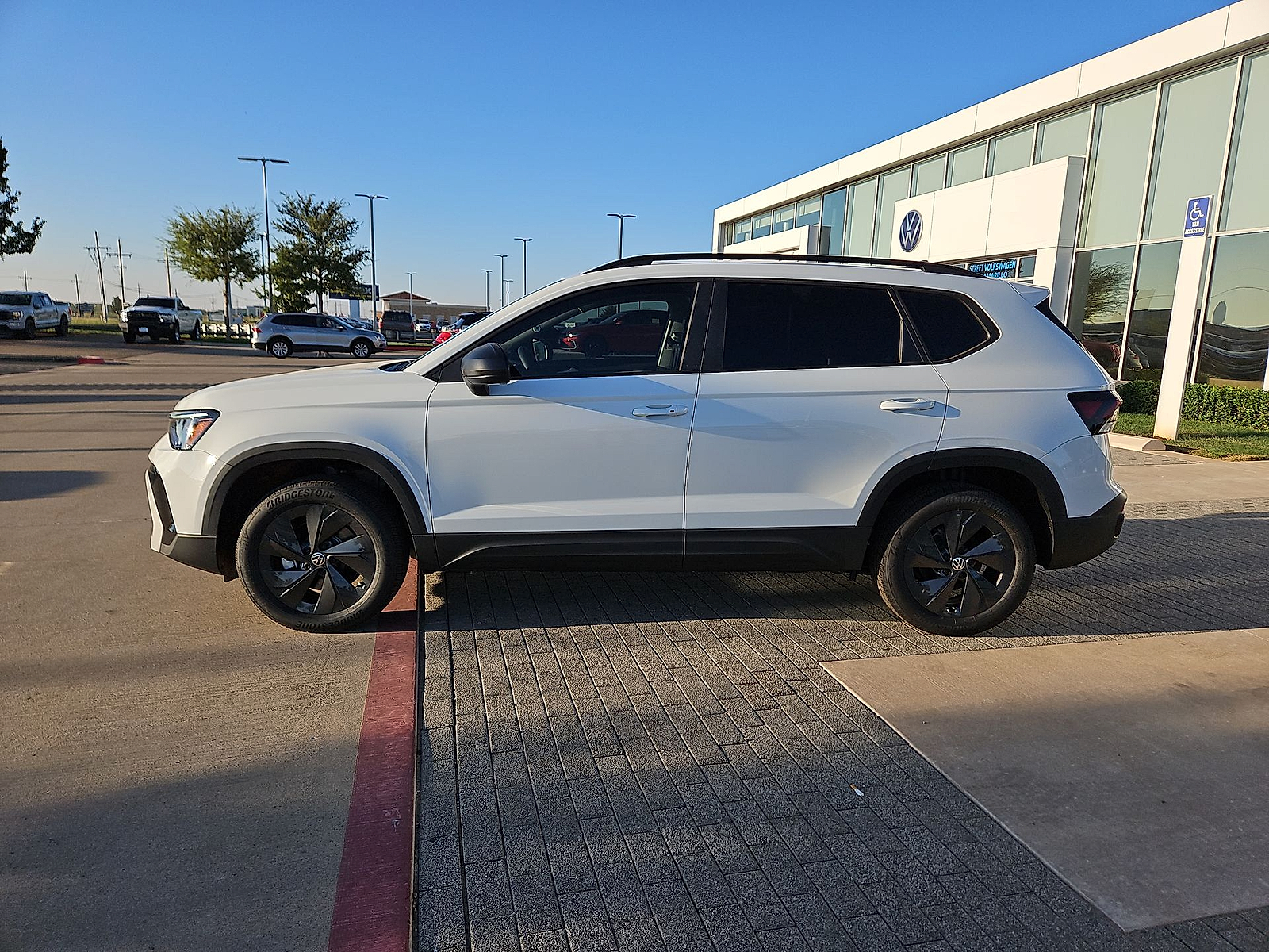 2027 Volkswagen Taos S Pure White at Street VW of Amarillo