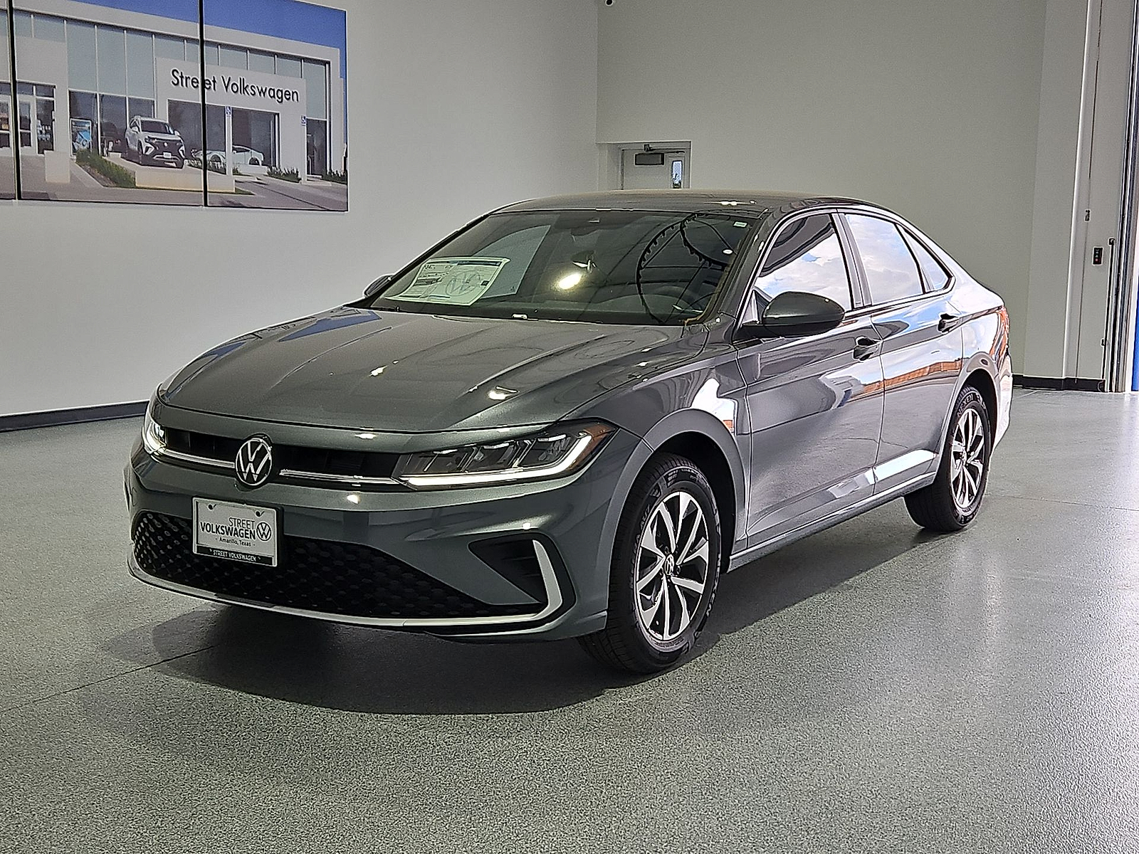 2027 Volkswagen Jetta S Platinum Gray Metallic at Street VW of Amarillo