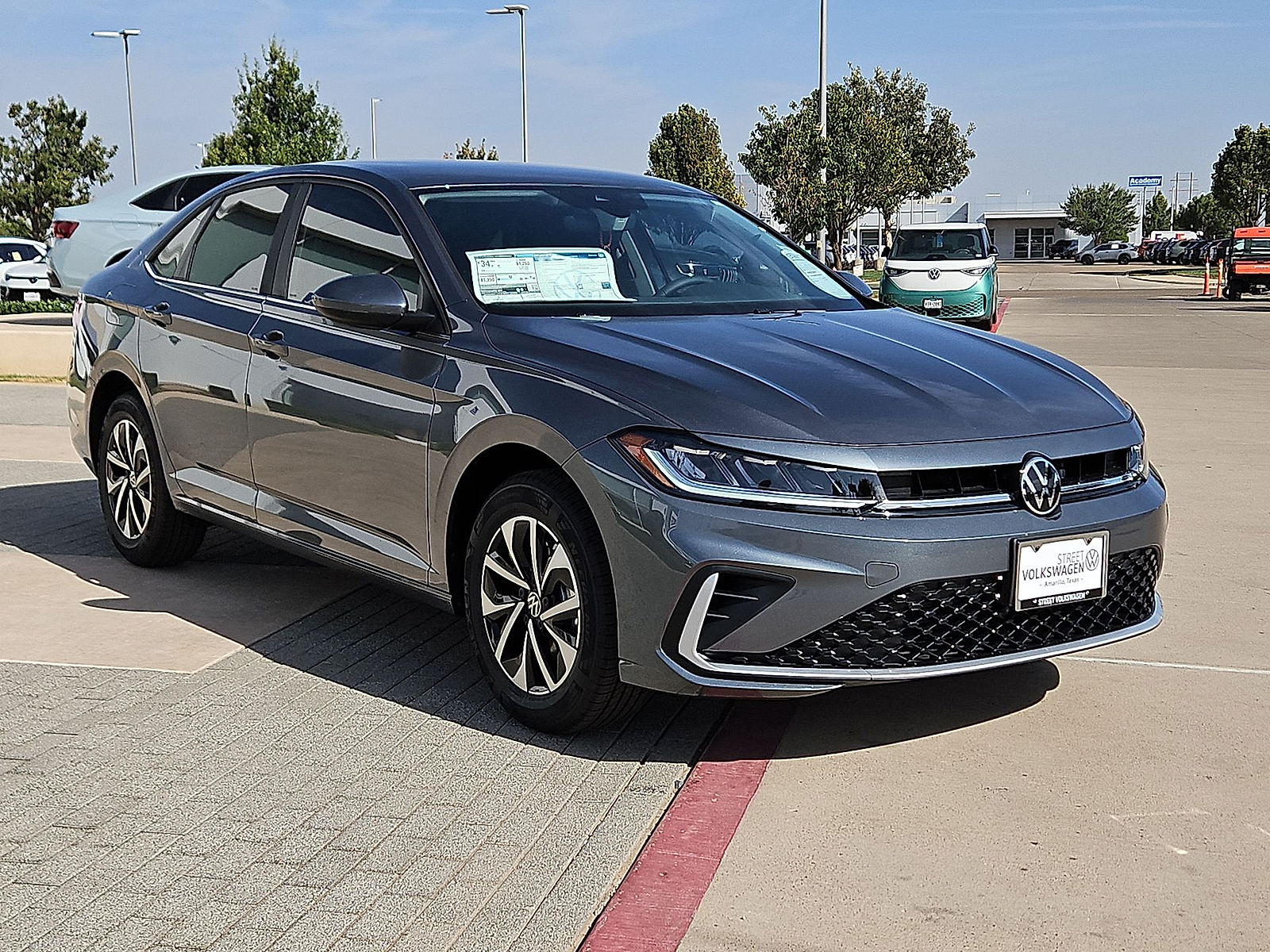 2027 Volkswagen Jetta S Platinum Gray Metallic at Street VW of Amarillo