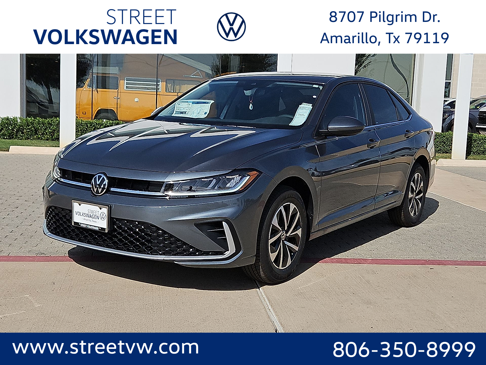2027 Volkswagen Jetta S Platinum Gray Metallic at Street VW of Amarillo