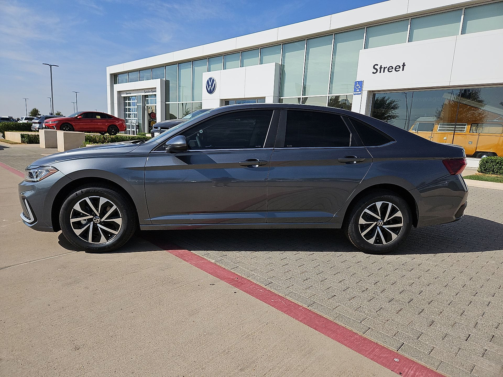 2027 Volkswagen Jetta S Platinum Gray Metallic at Street VW of Amarillo