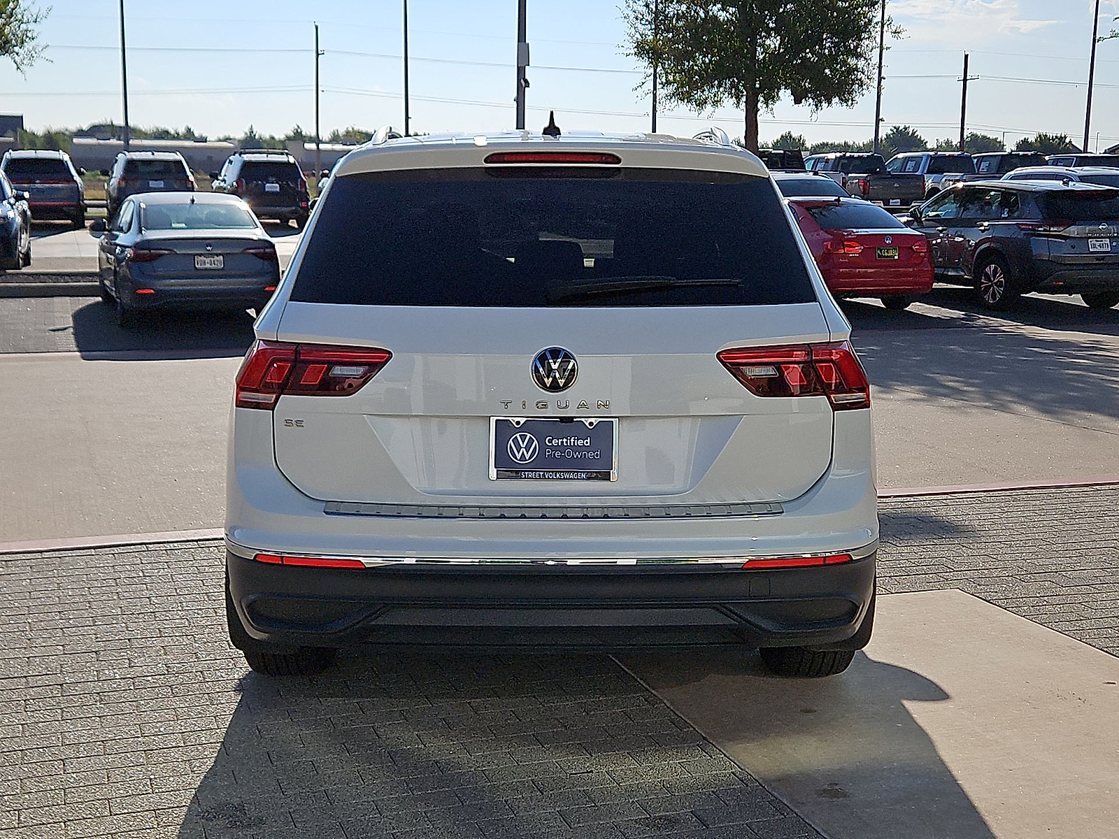 2023 Volkswagen Tiguan 2.0T SE Opal White at Street VW of Amarillo
