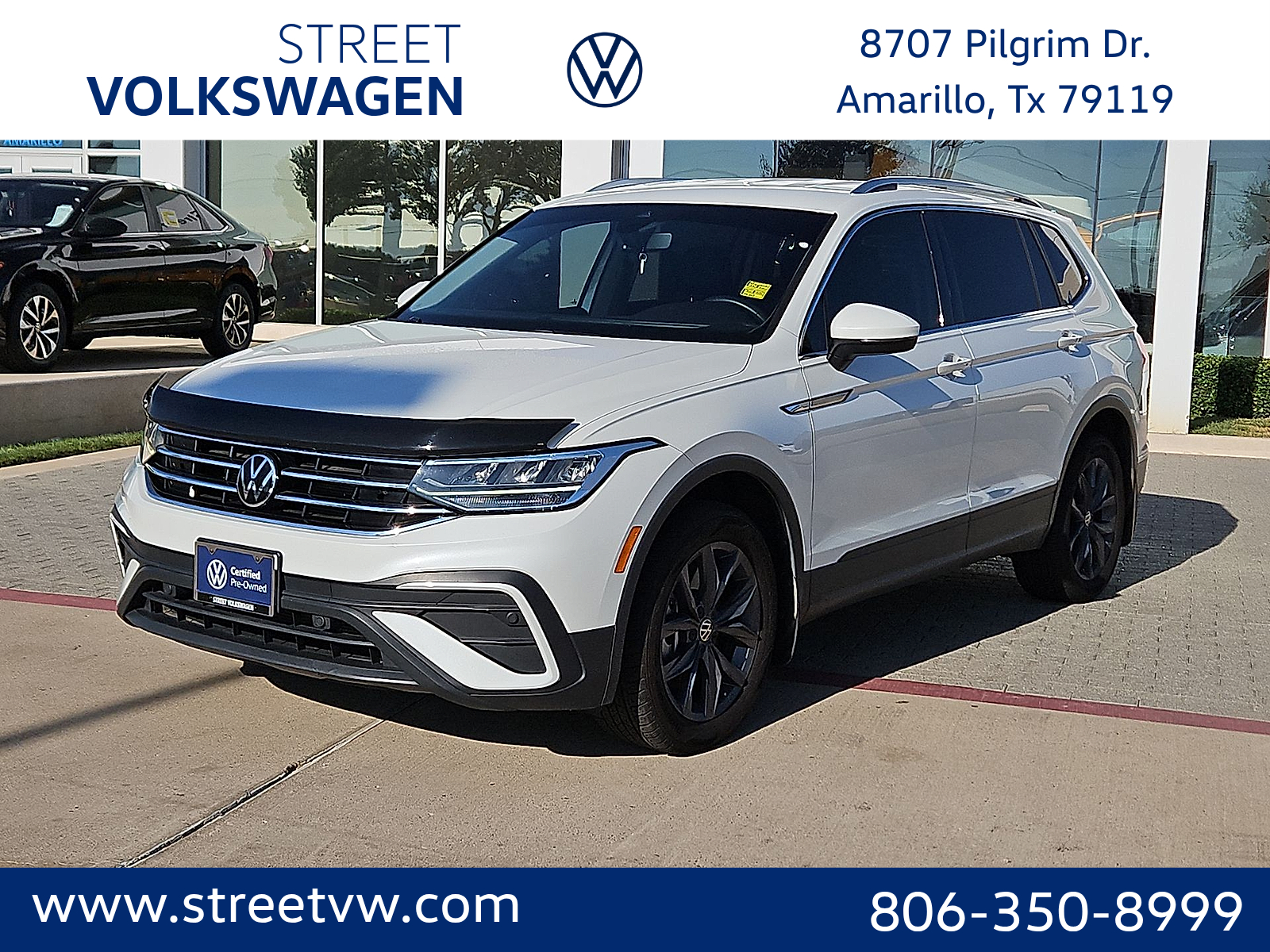 2023 Volkswagen Tiguan 2.0T SE Opal White at Street VW of Amarillo