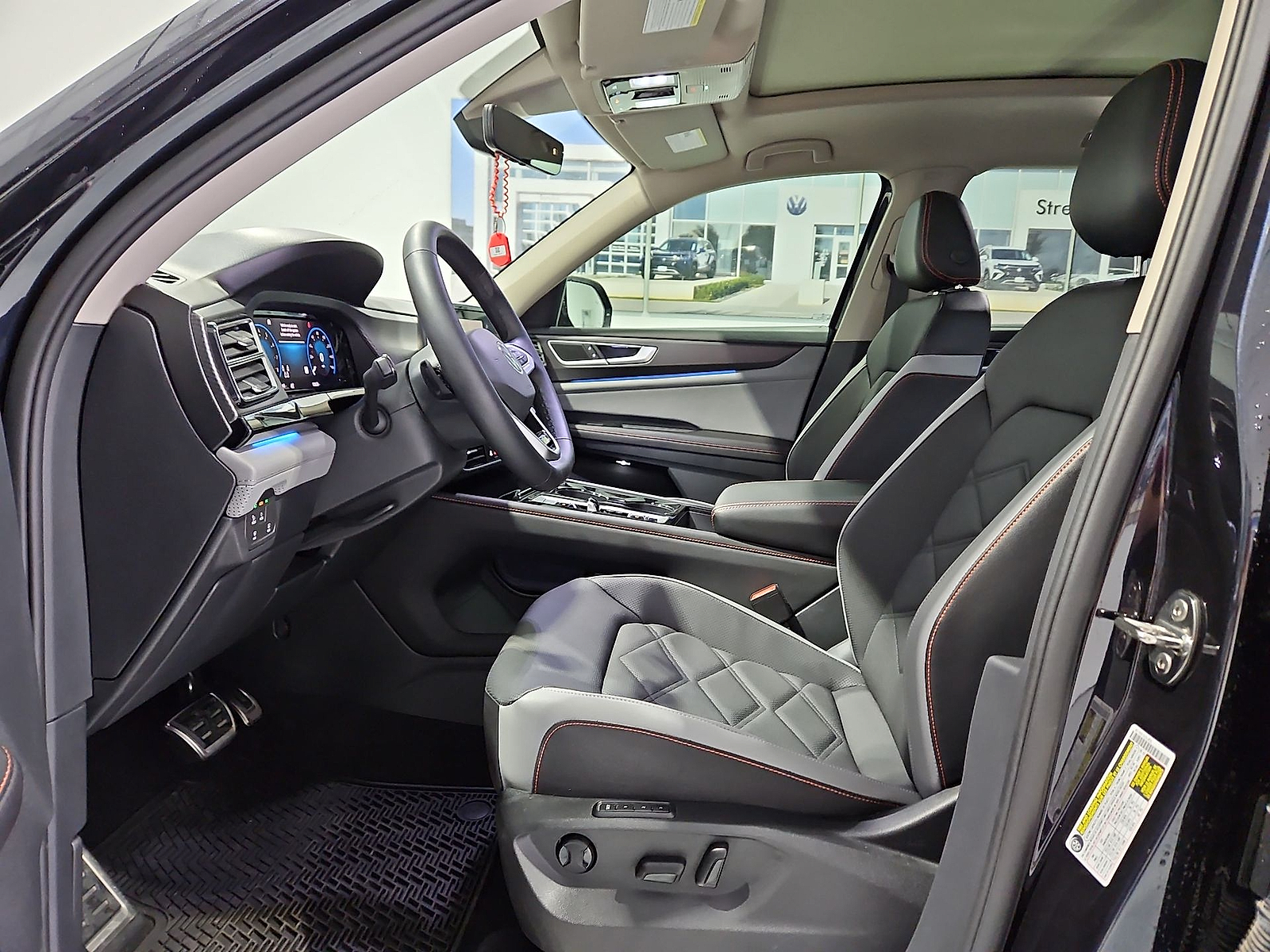 2024 Volkswagen Atlas 2.0T Peak Edition SEL Deep Black at Bobby Duby Motors