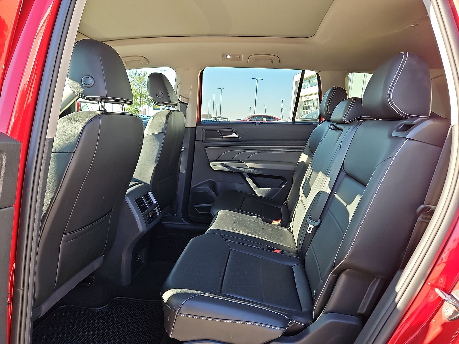 2023 Volkswagen Atlas 3.6L V6 SE w/Technology Red Metallic at Street VW of Amarillo