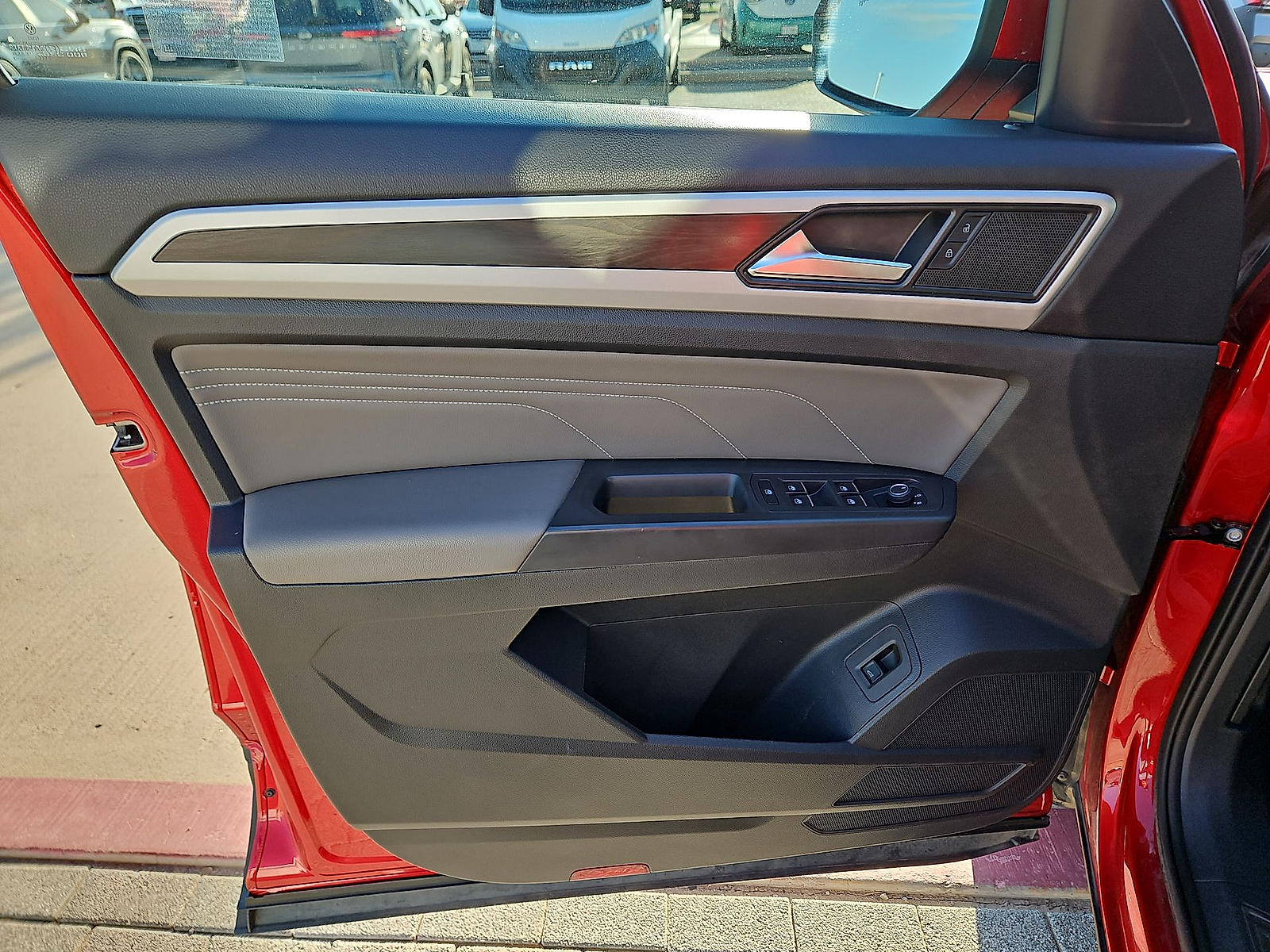 2023 Volkswagen Atlas 3.6L V6 SE w/Technology Red Metallic at Street VW of Amarillo