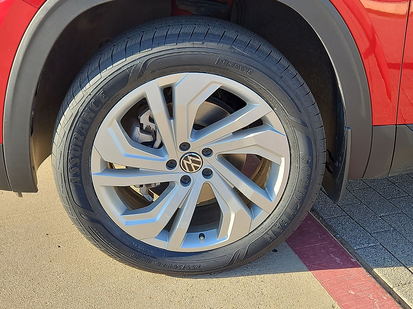 2023 Volkswagen Atlas 3.6L V6 SE w/Technology Red Metallic at Street VW of Amarillo