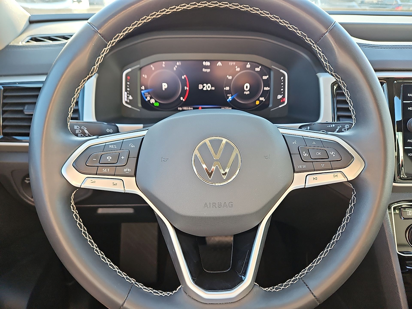2023 Volkswagen Atlas 3.6L V6 SE w/Technology Red Metallic at Street VW of Amarillo