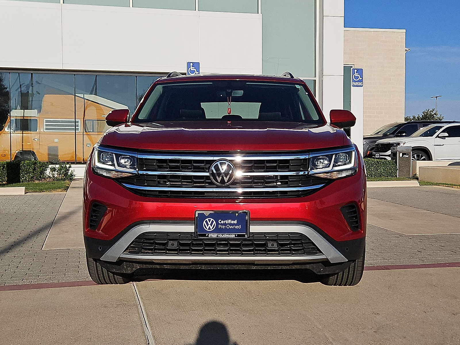 2023 Volkswagen Atlas 3.6L V6 SE w/Technology Red Metallic at Street VW of Amarillo