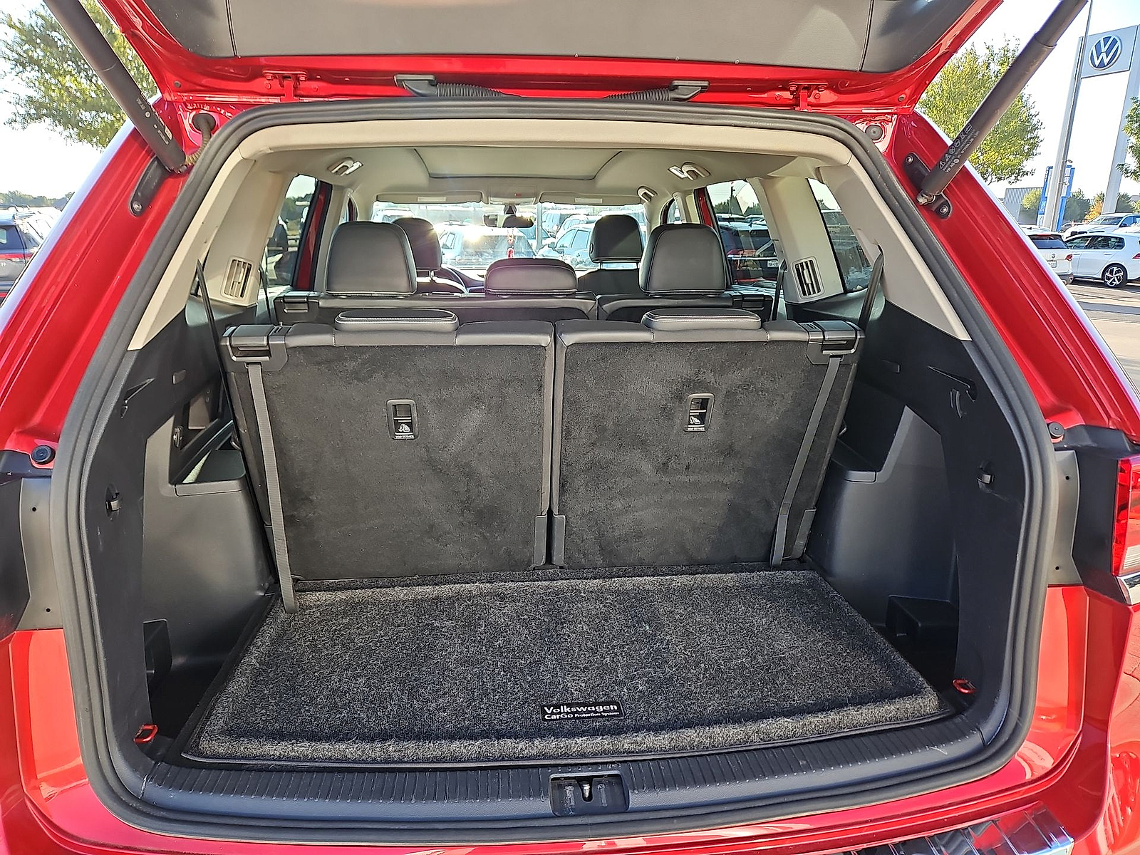 2023 Volkswagen Atlas 3.6L V6 SE w/Technology Red Metallic at Street VW of Amarillo