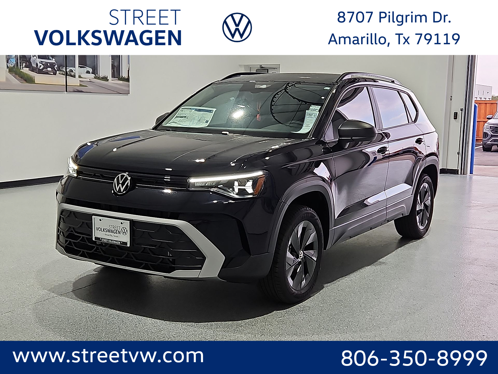 2027 Volkswagen Taos S in Deep Black Pearl