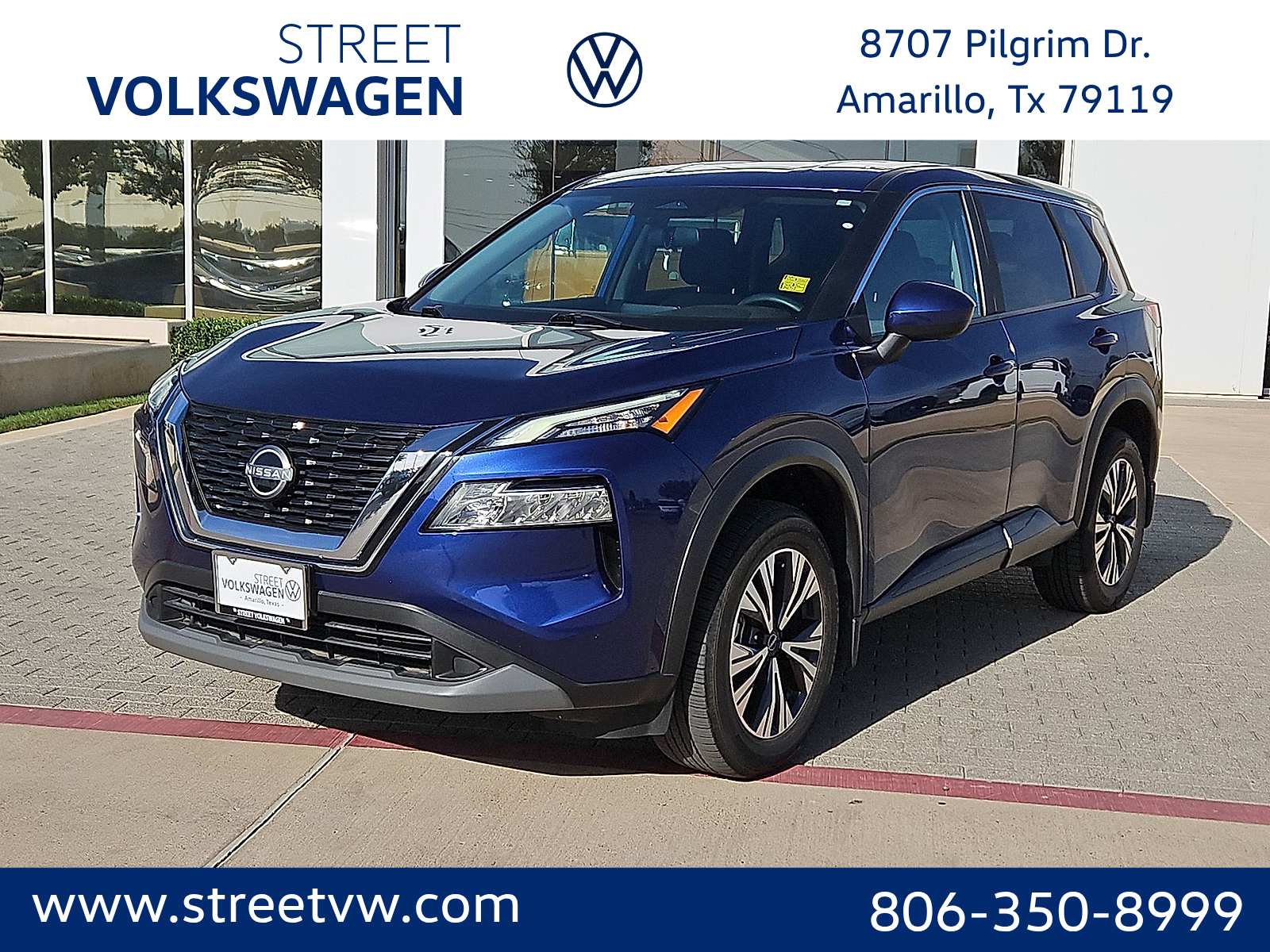 2023 Nissan Rogue SV FWD Caspian Blue Metallic at Bobby Duby Motors