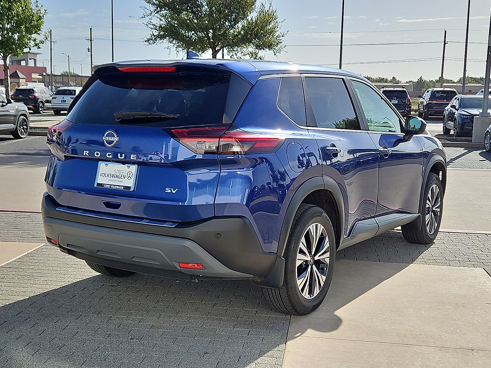2023 Nissan Rogue SV FWD Caspian Blue Metallic at Bobby Duby Motors