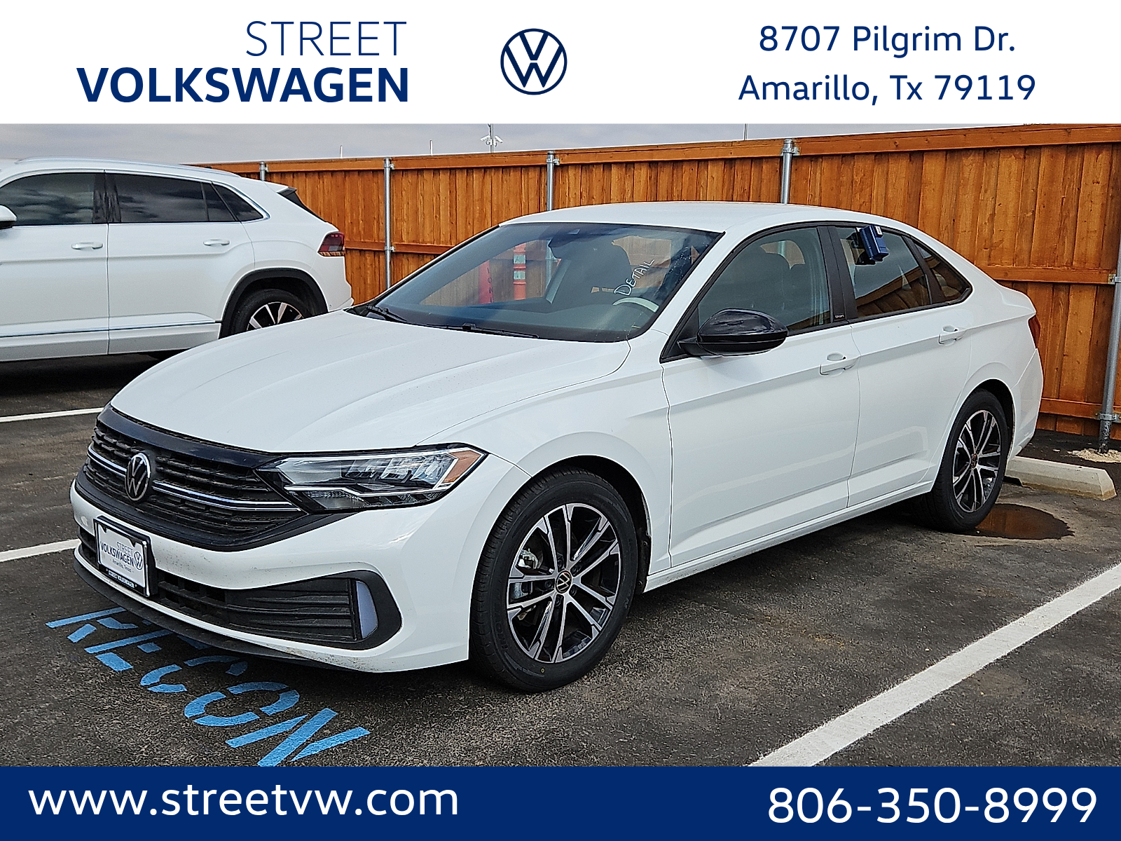 2024 Volkswagen Jetta 1.5T Sport Pure White at Bobby Duby Motors