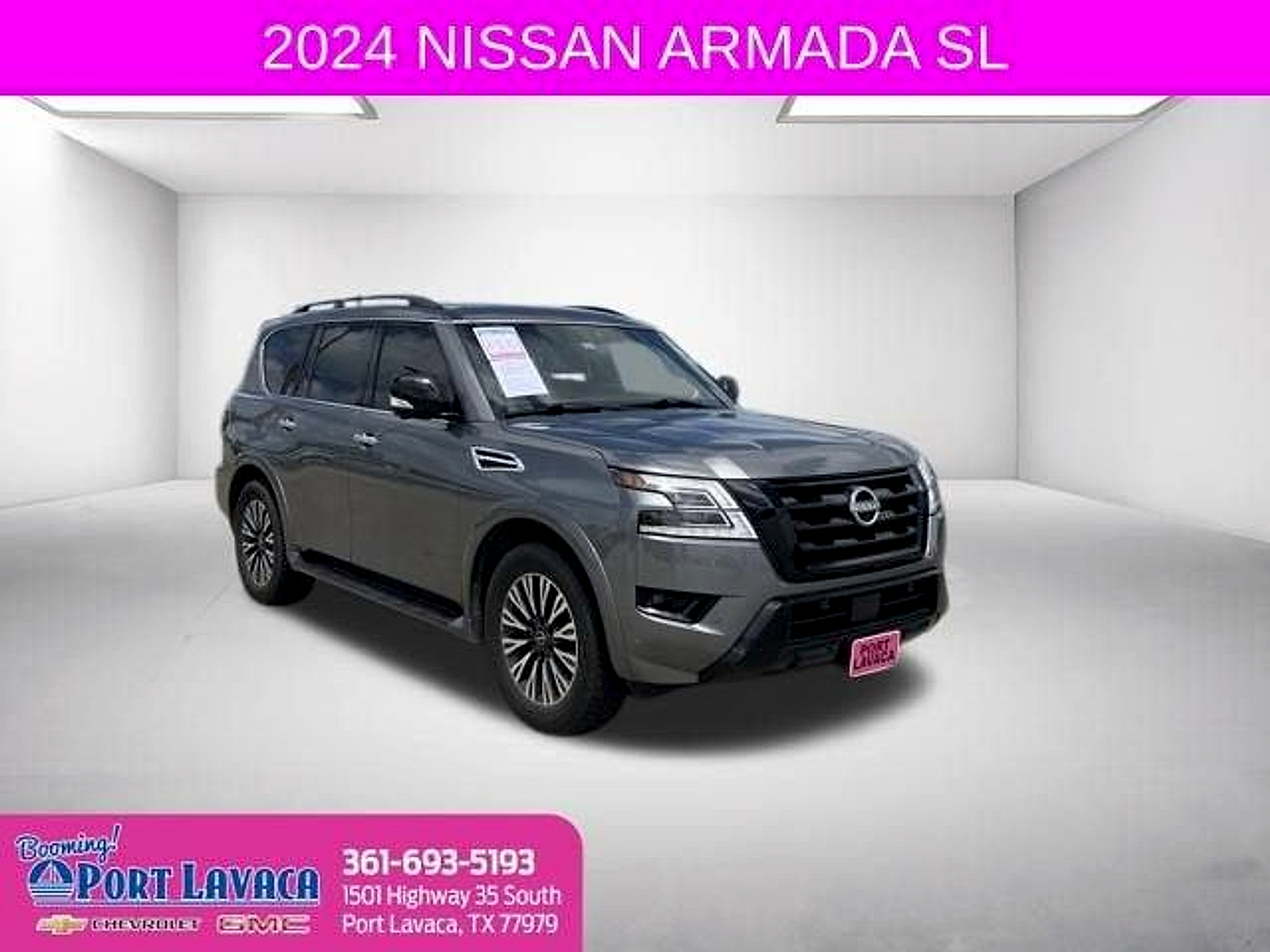 Gray (Gun Metallic) 2024 Nissan Armada SUV / Crossover 4X2 Automatic