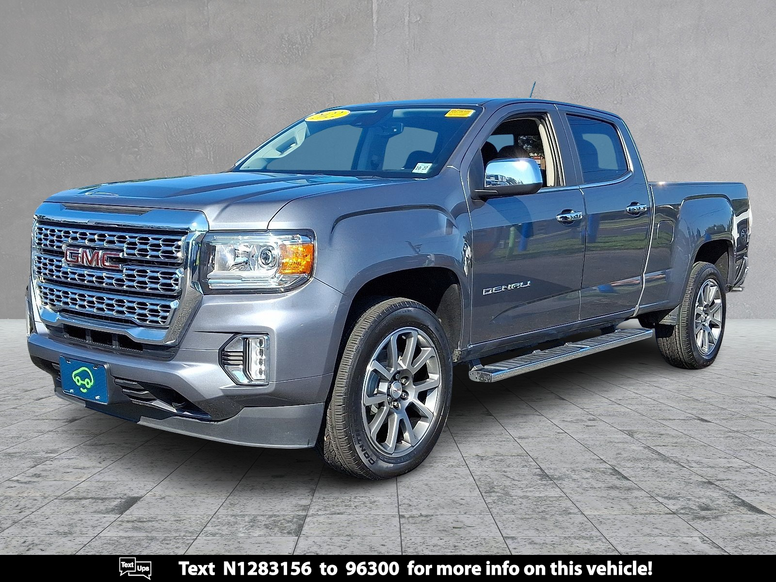 Gray (Satin Steel Metallic - G9K) 2022 GMC Canyon Pickup Truck Four-Wheel Drive Automatic