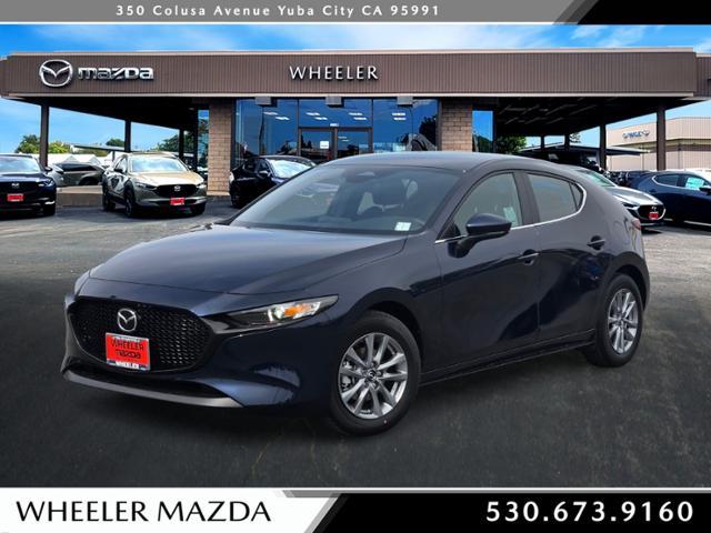 Deep Crystal Blue Mica 2026 Mazda MAZDA3 Hatchback Front-Wheel Drive Automatic
