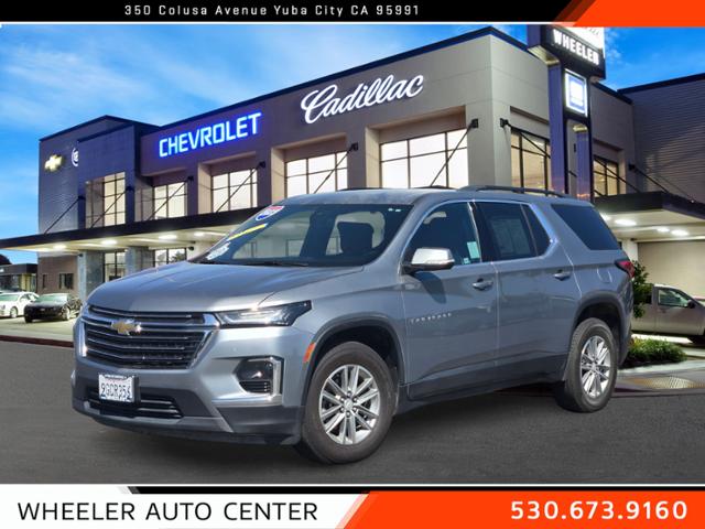Sterling Gray Metallic 2023 Chevrolet Traverse SUV / Crossover Four-Wheel Drive Automatic