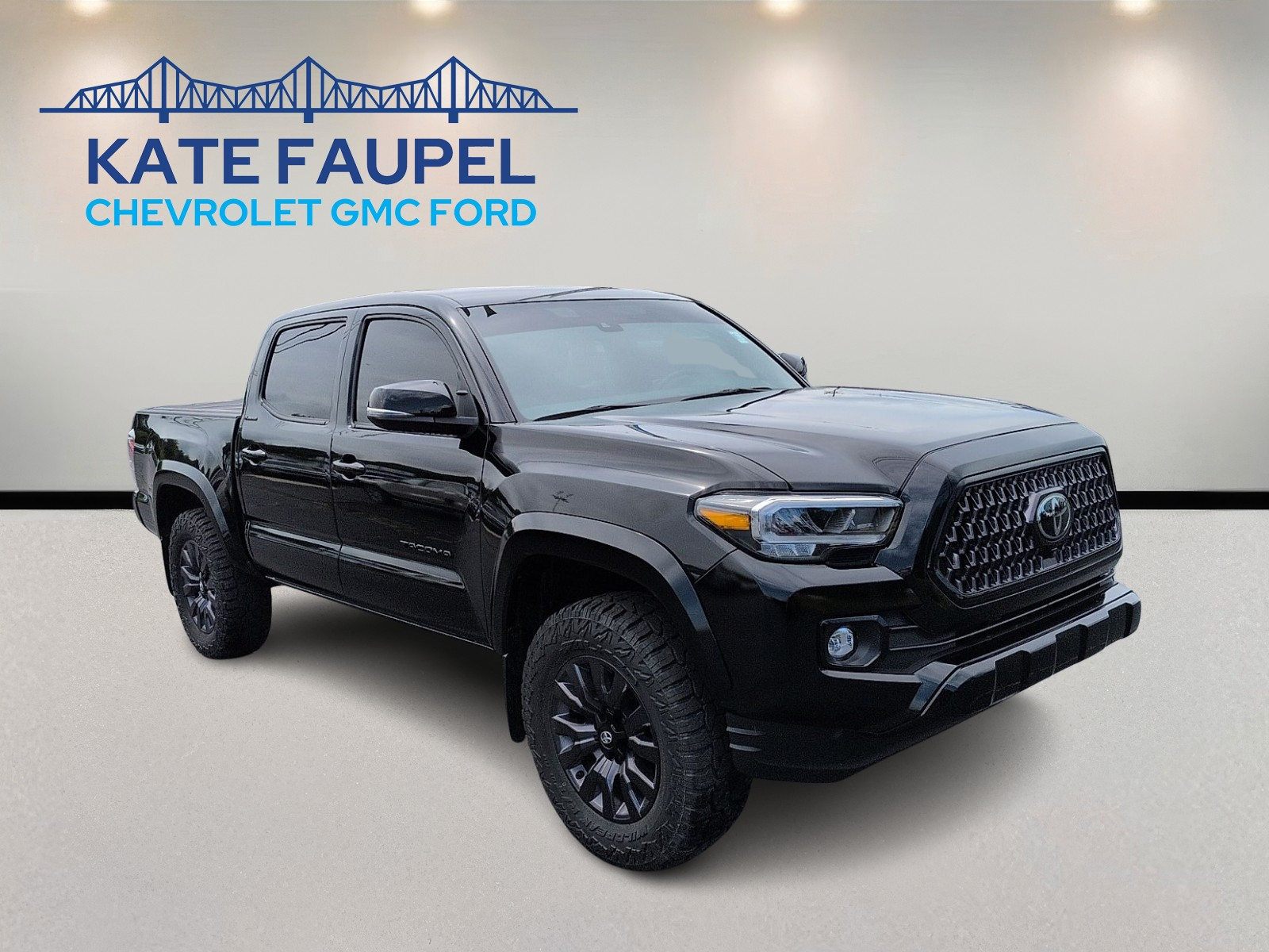 Black - 202 2023 Toyota Tacoma Limited Double Cab 4WD Pickup Truck Four-Wheel Drive 6-Speed Automatic