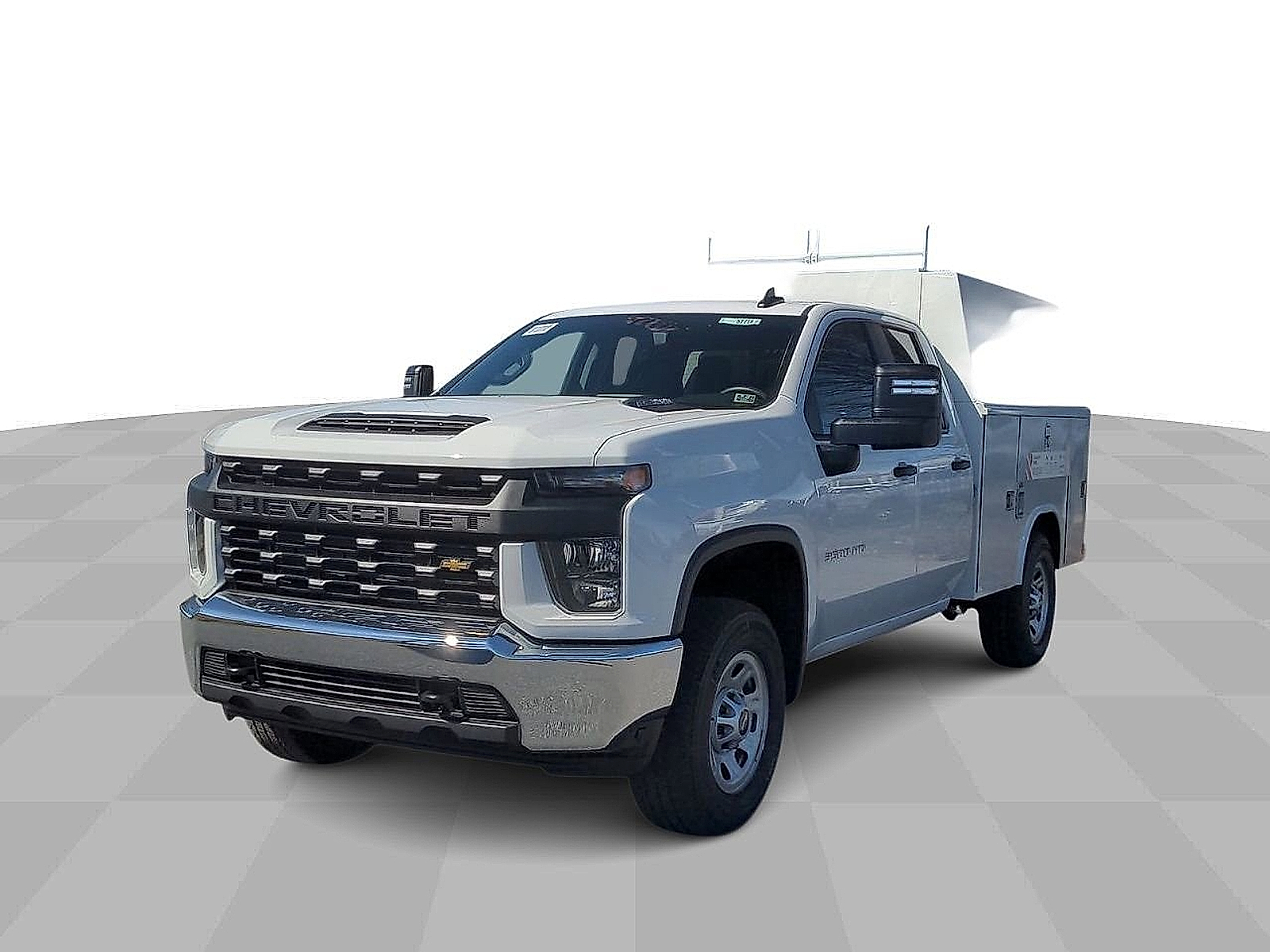 2023 Chevrolet Silverado 3500HD 2WD Double Cab Long Bed WT - Summit White exterior view 4