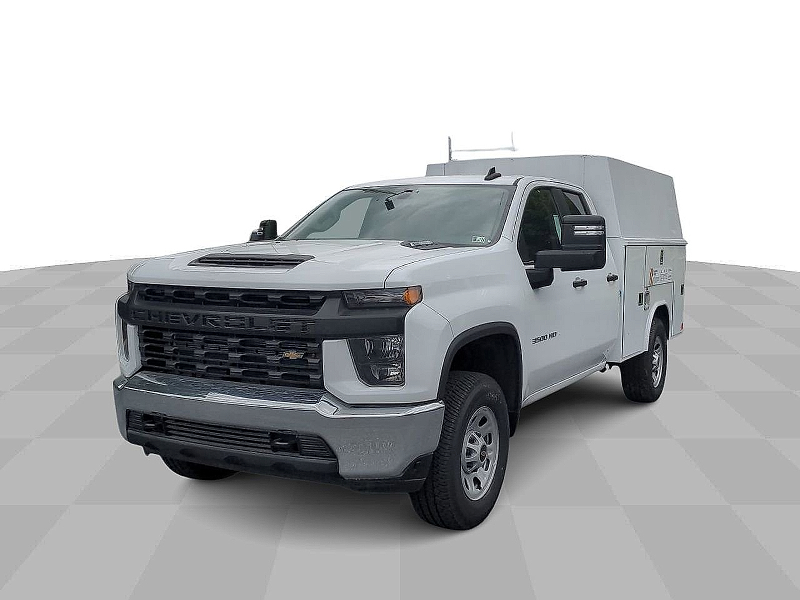 2023 Chevrolet Silverado 3500HD 2WD Double Cab Long Bed WT - Summit White exterior view 5