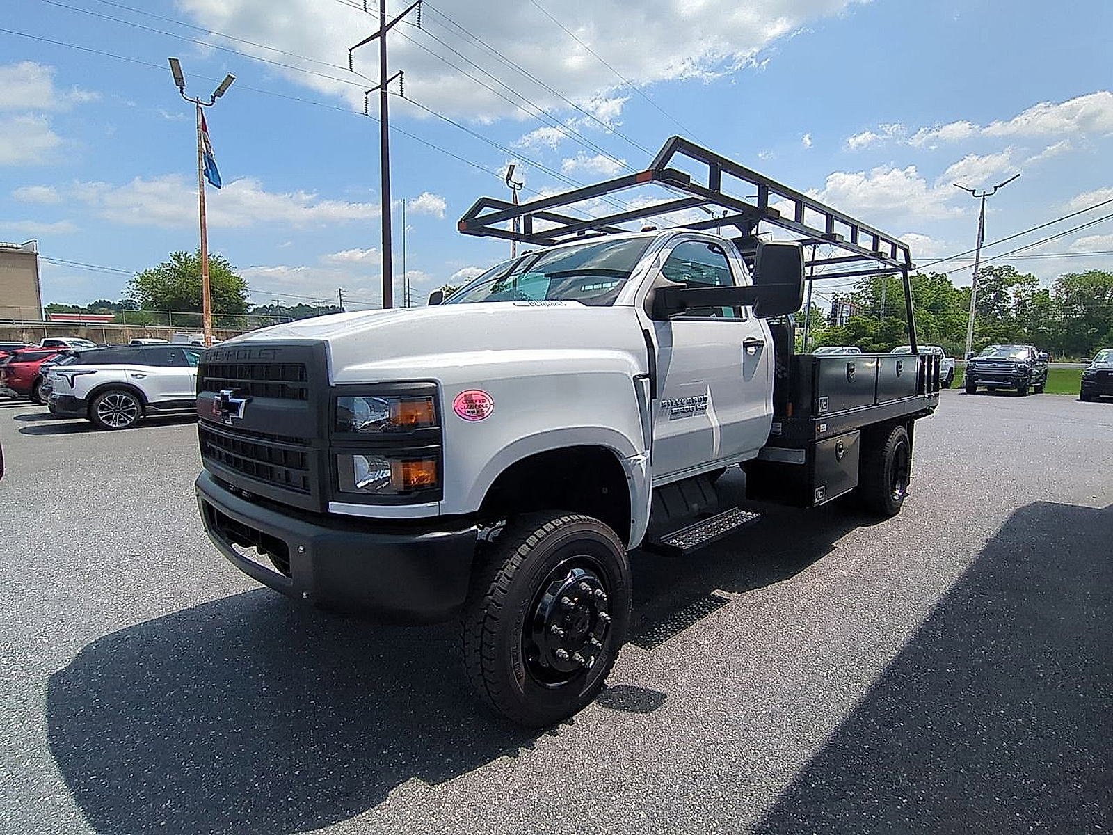 2024 Chevrolet Silverado 4500HD Work Truck - Summit White exterior view 5