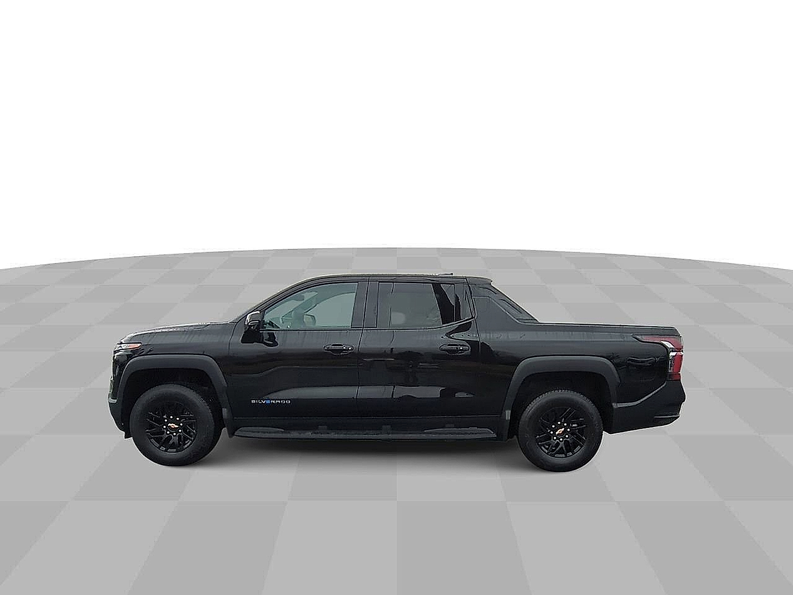 2025 Chevrolet Silverado EV LT - Black exterior view 6