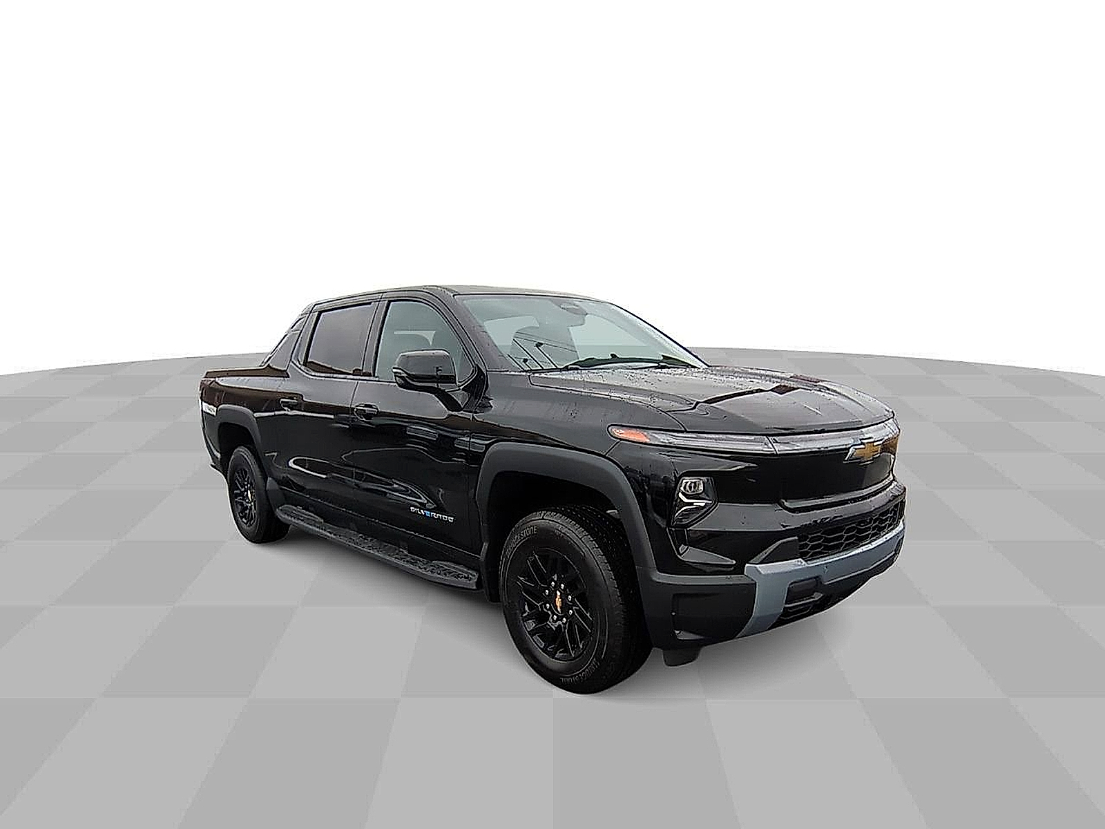 2025 Chevrolet Silverado EV LT - Black exterior view 3