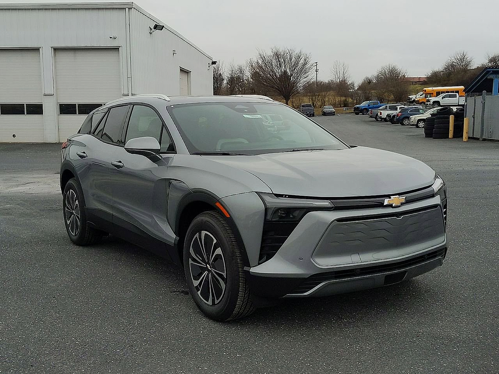 2025 Chevrolet Blazer EV eAWD LT - Sterling Gray Metallic exterior view 3