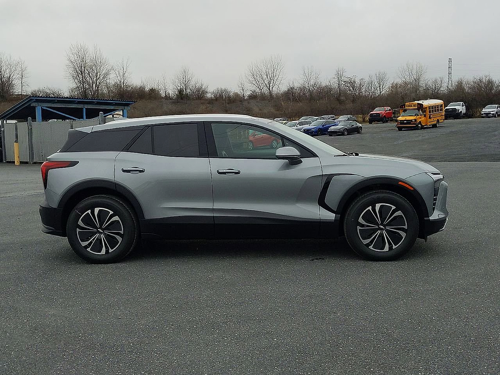 2025 Chevrolet Blazer EV eAWD LT - Sterling Gray Metallic exterior view 2