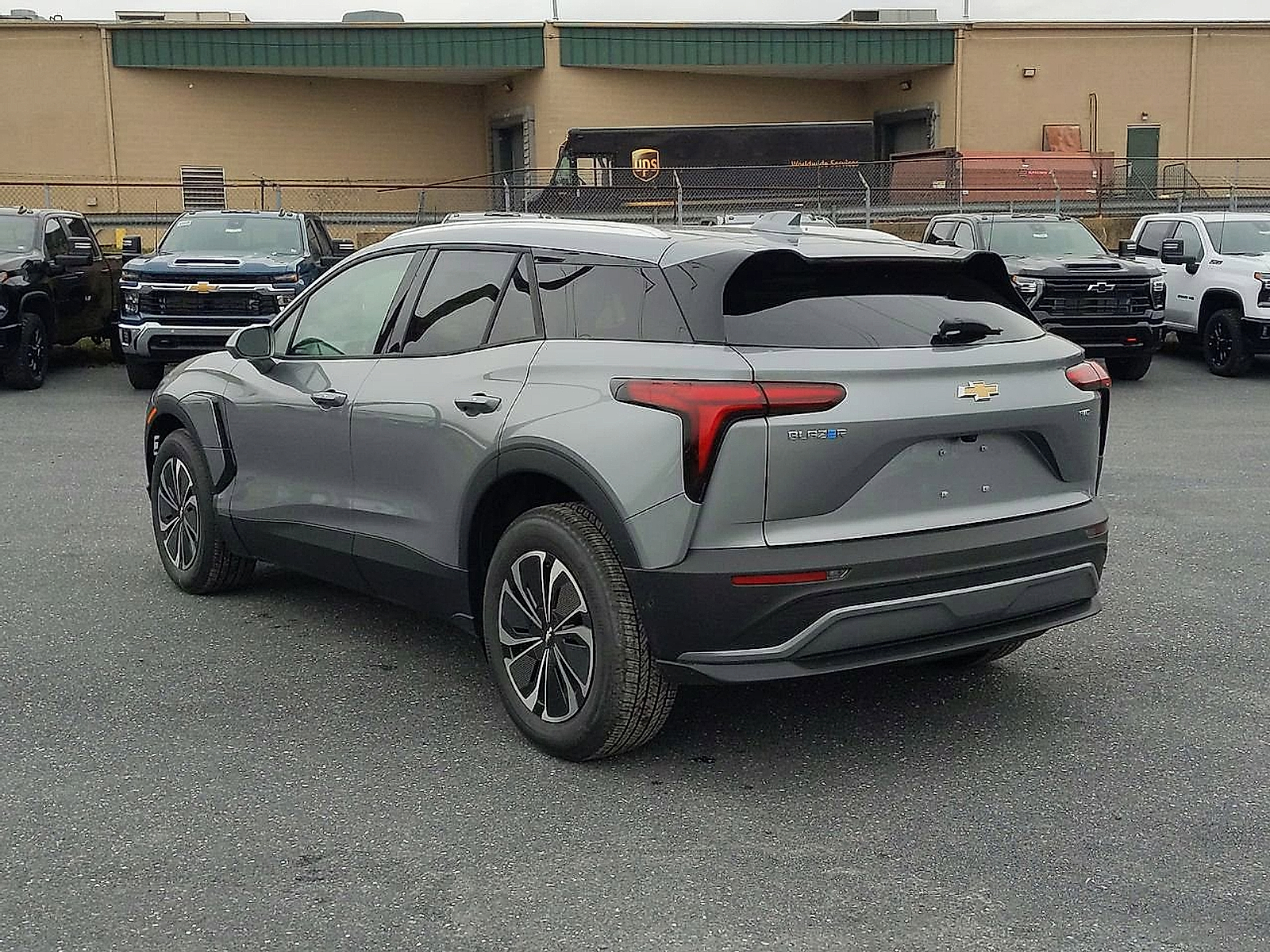 2025 Chevrolet Blazer EV eAWD LT - Sterling Gray Metallic exterior view 7