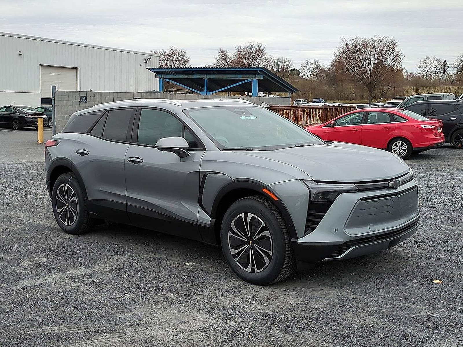2025 Chevrolet Blazer EV eAWD LT - Sterling Gray Metallic exterior view 3