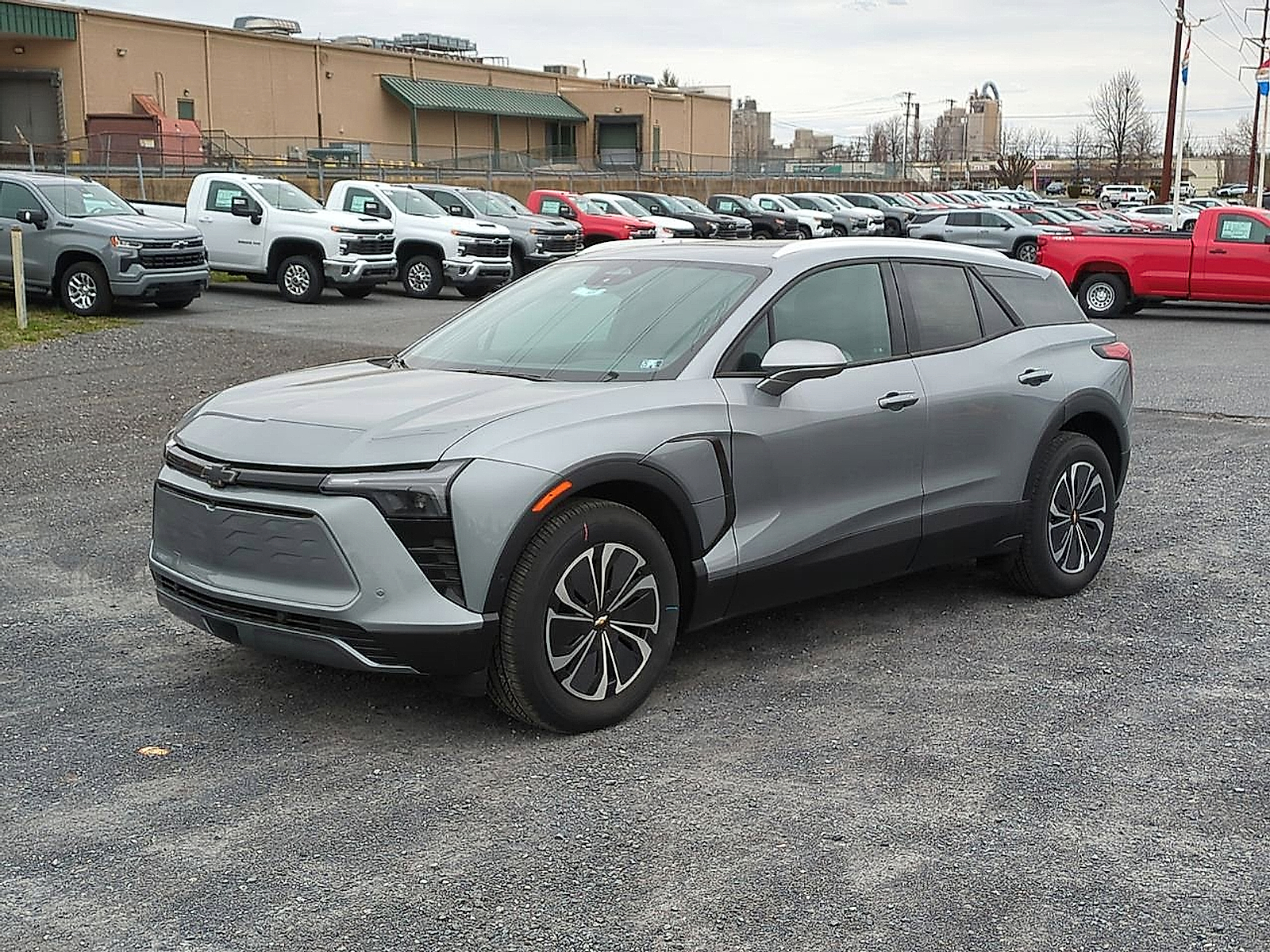 2025 Chevrolet Blazer EV eAWD LT - Sterling Gray Metallic exterior view 5