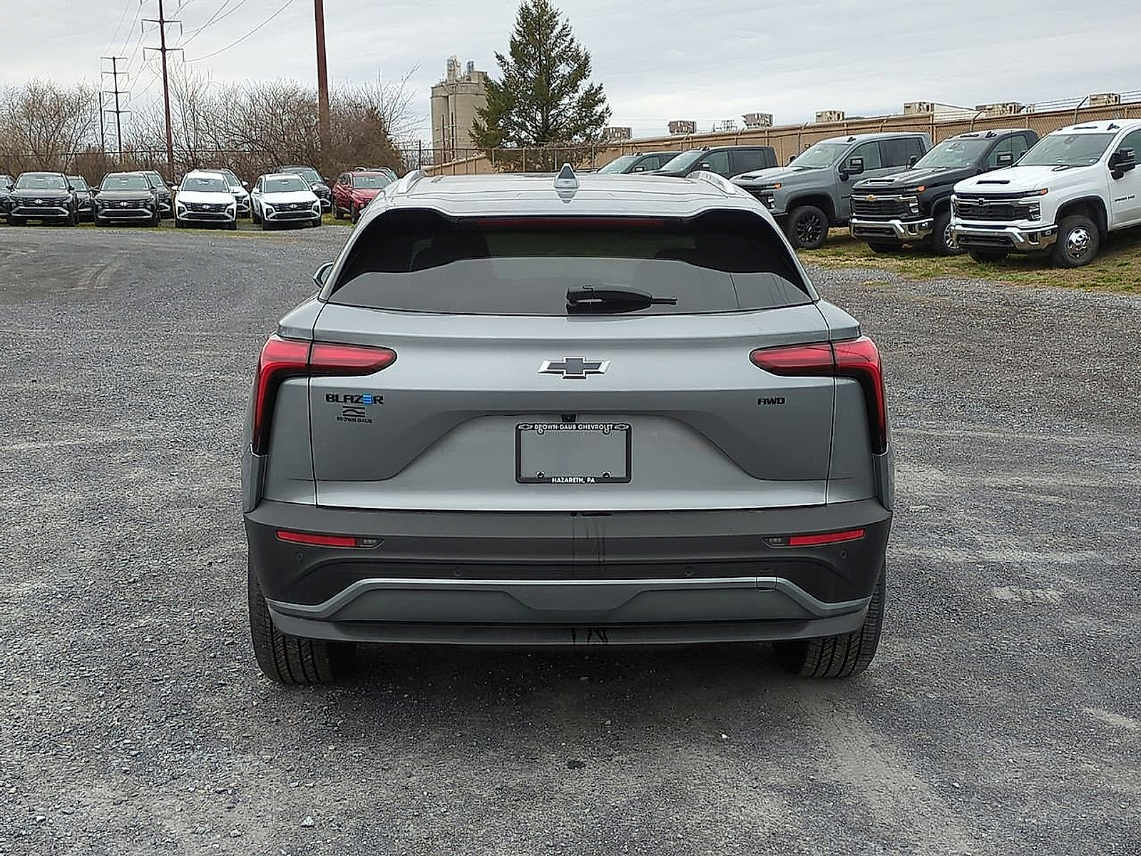 2025 Chevrolet Blazer EV eAWD LT - Sterling Gray Metallic exterior view 8