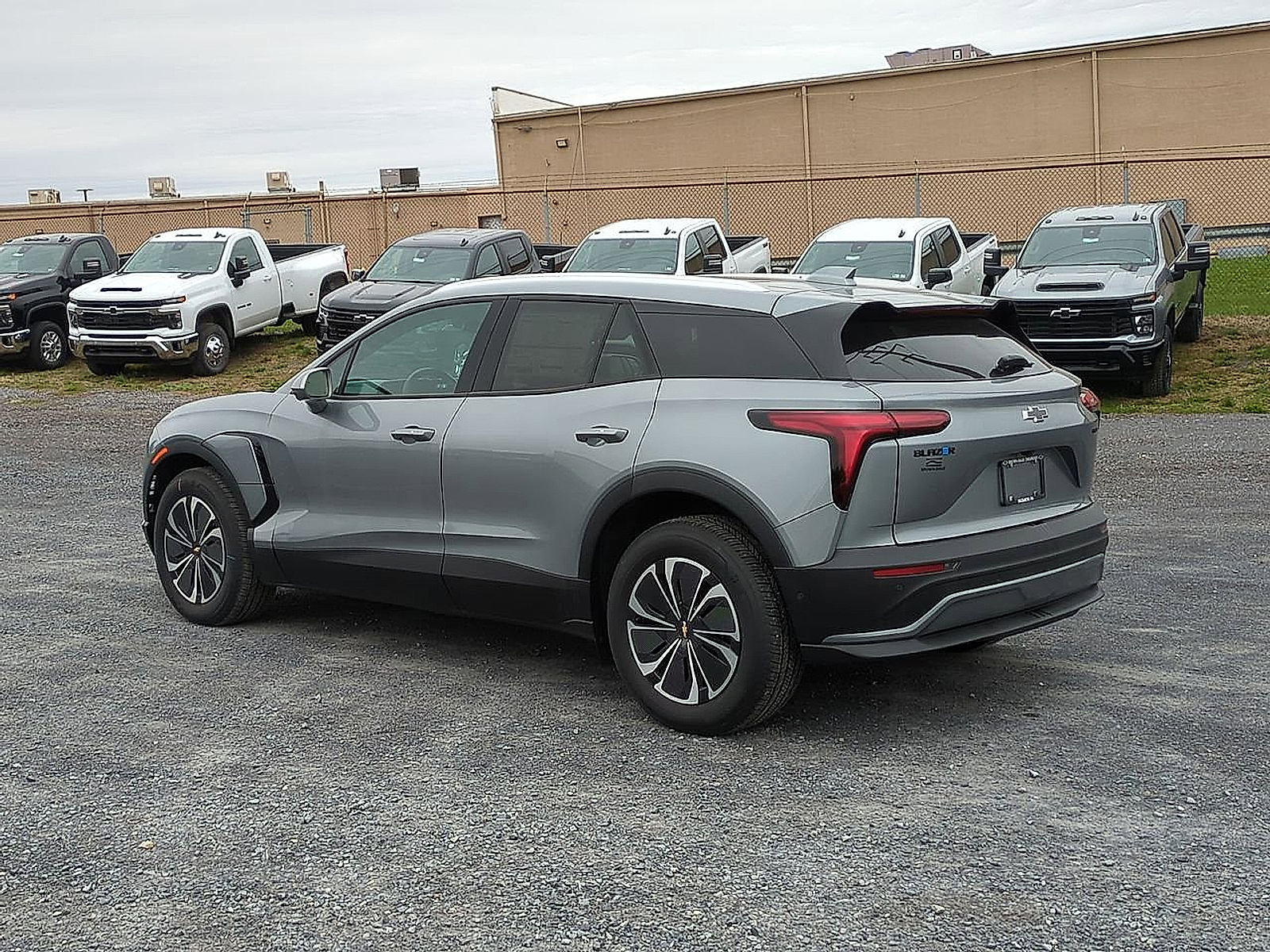 2025 Chevrolet Blazer EV eAWD LT - Sterling Gray Metallic exterior view 7