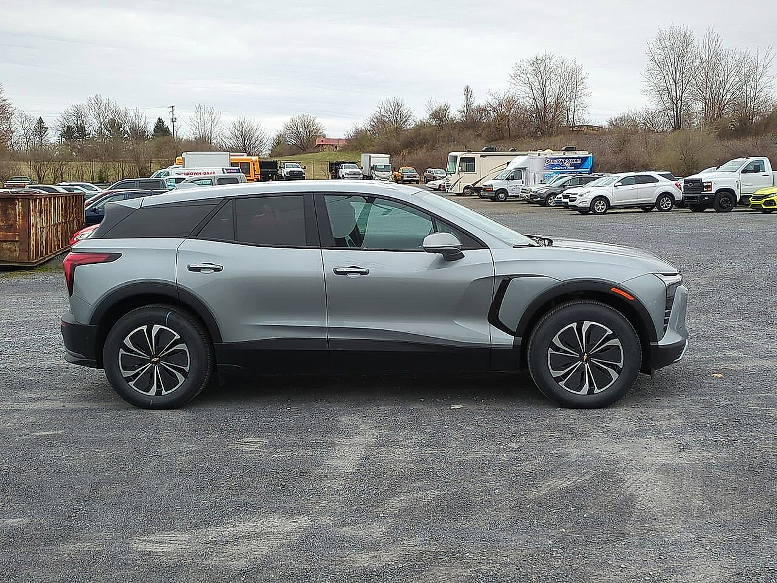2025 Chevrolet Blazer EV eAWD LT - Sterling Gray Metallic exterior view 2
