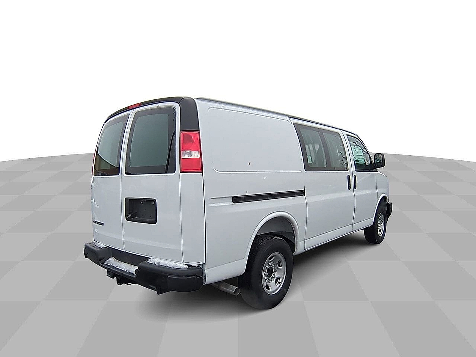 2025 Chevrolet Express Cargo RWD 3500 Regular Wheelbase WT - Summit White exterior view 9