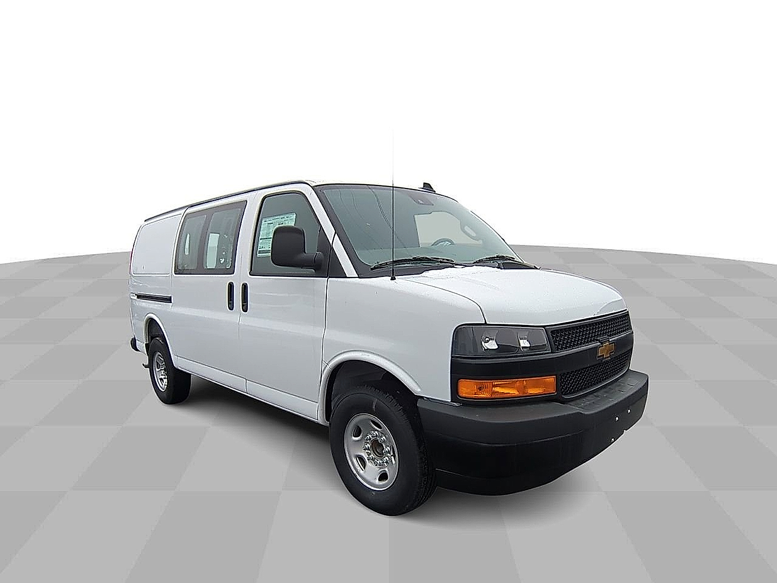 2025 Chevrolet Express Cargo RWD 3500 Regular Wheelbase WT - Summit White exterior view 3