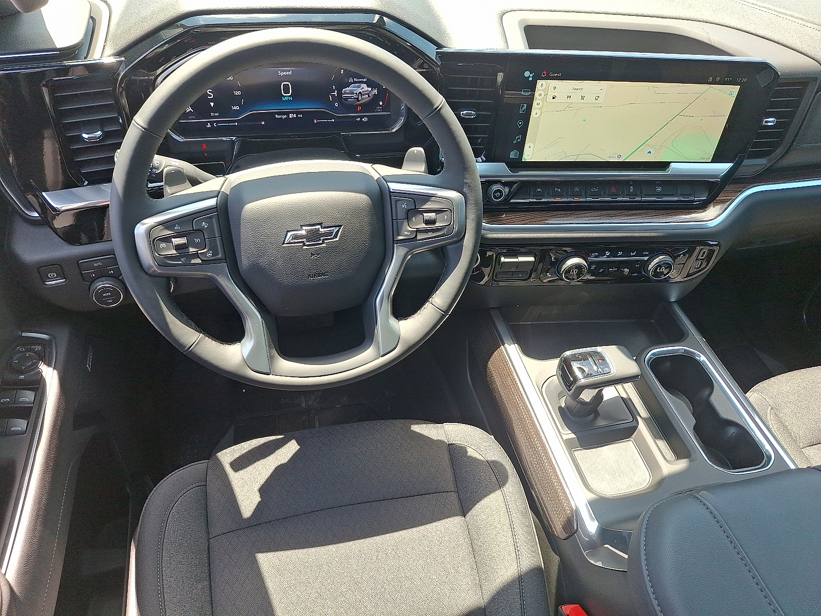 2025 Chevrolet Silverado 1500 4WD Crew Cab Short Bed RST - Black - GBA exterior view 7