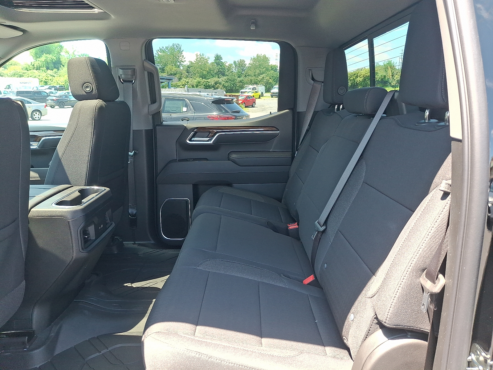 2025 Chevrolet Silverado 1500 4WD Crew Cab Short Bed RST - Black - GBA exterior view 6