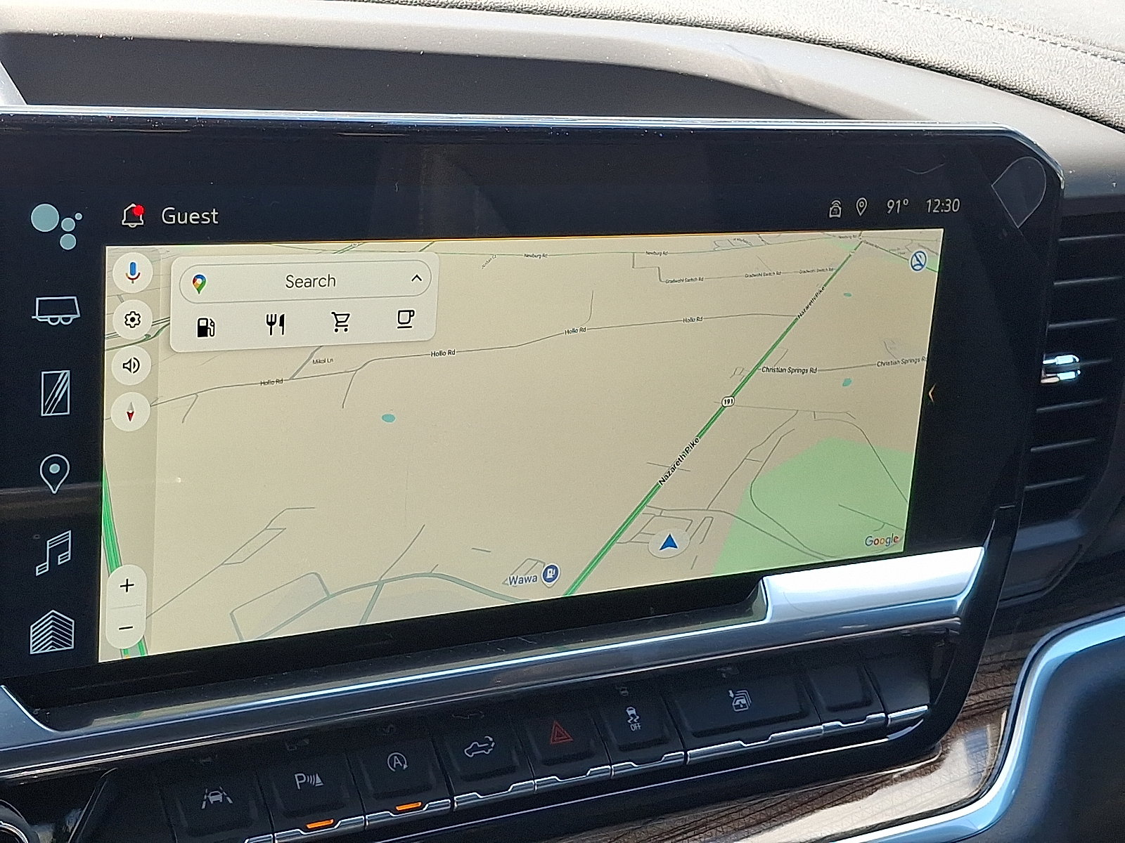 2025 Chevrolet Silverado 1500 4WD Crew Cab Short Bed RST - Black - GBA exterior view 13