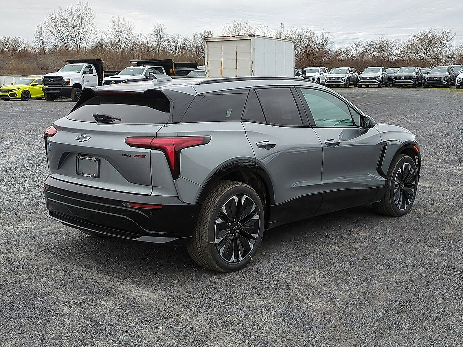 2025 Chevrolet Blazer EV eAWD RS - Sterling Gray Metallic exterior view 9