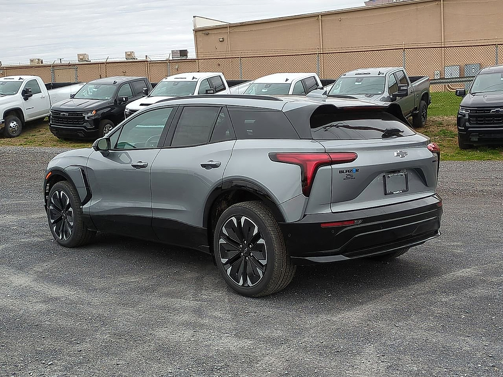 2025 Chevrolet Blazer EV eAWD RS - Sterling Gray Metallic exterior view 7