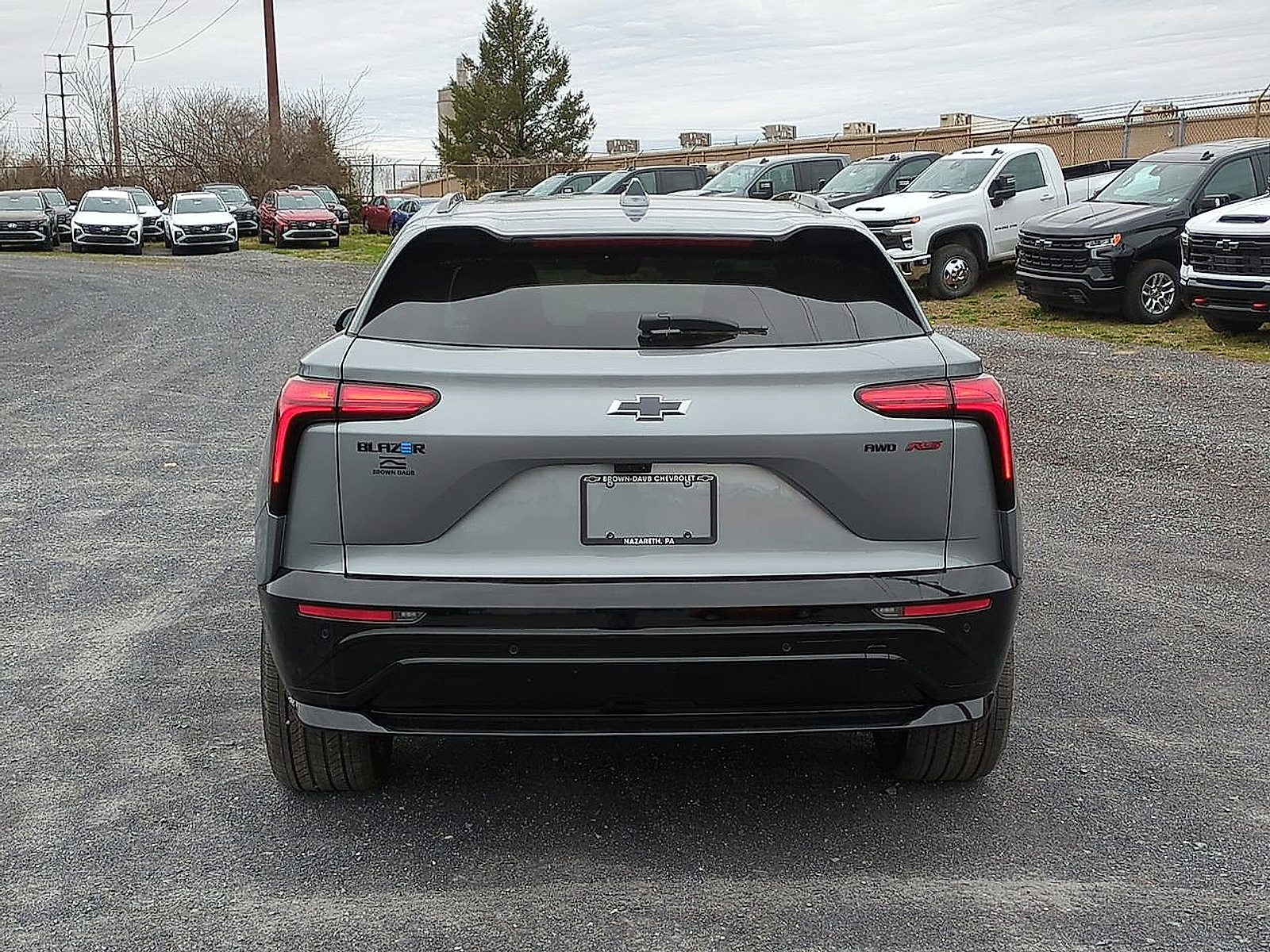 2025 Chevrolet Blazer EV eAWD RS - Sterling Gray Metallic exterior view 8